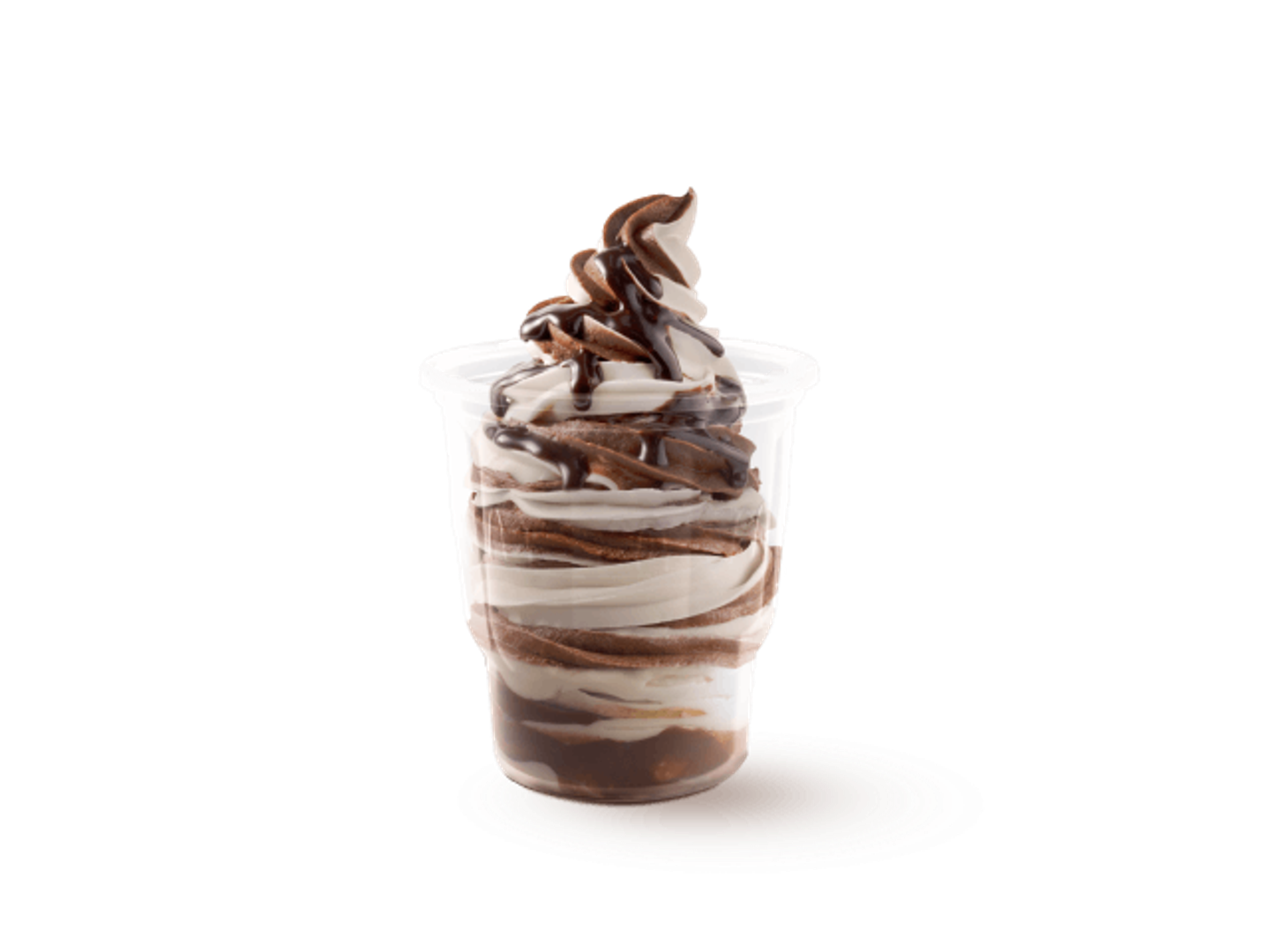 Mixed Sundae With Hot Fudge