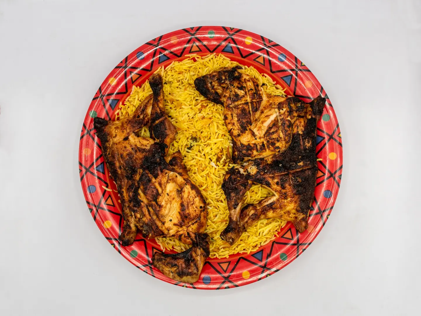 دجاج شواية مع ارز مبهر