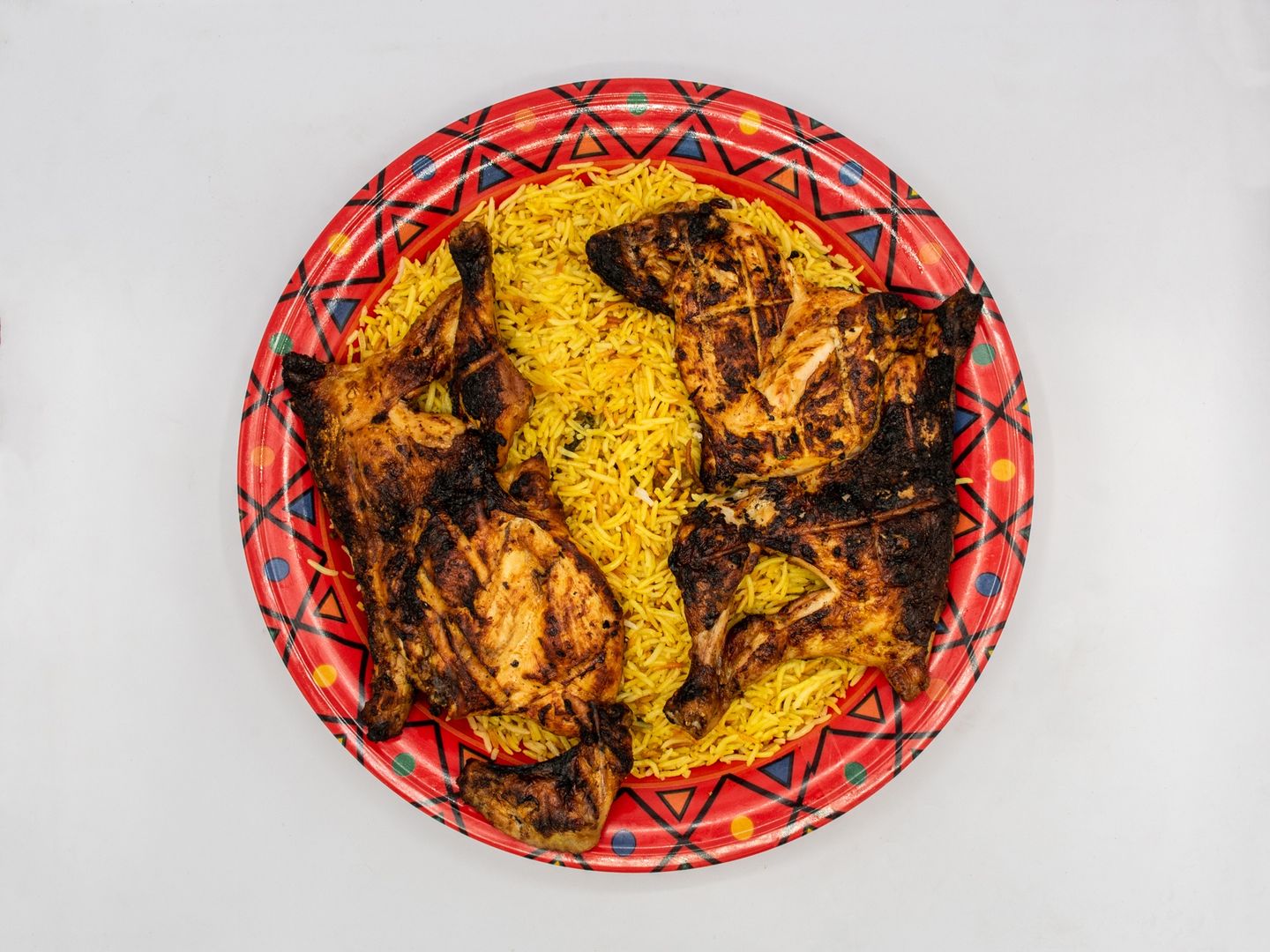 دجاج شواية مع ارز مبهر