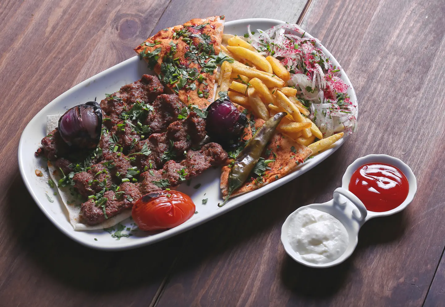 Meat Kebab Dish