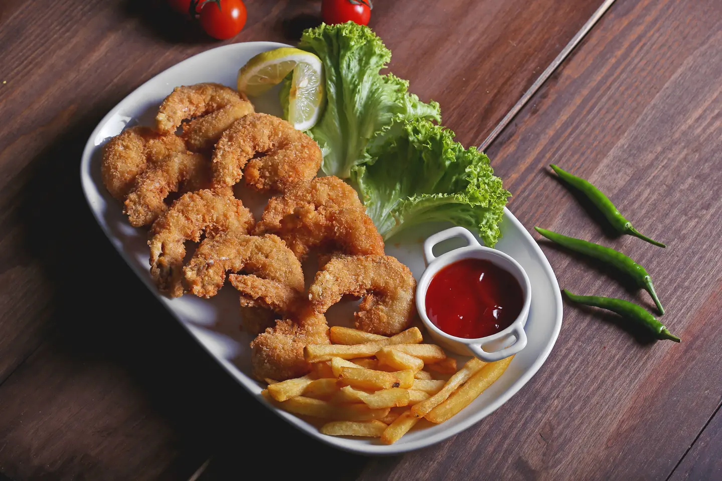 Fried Shrimp Without Rice