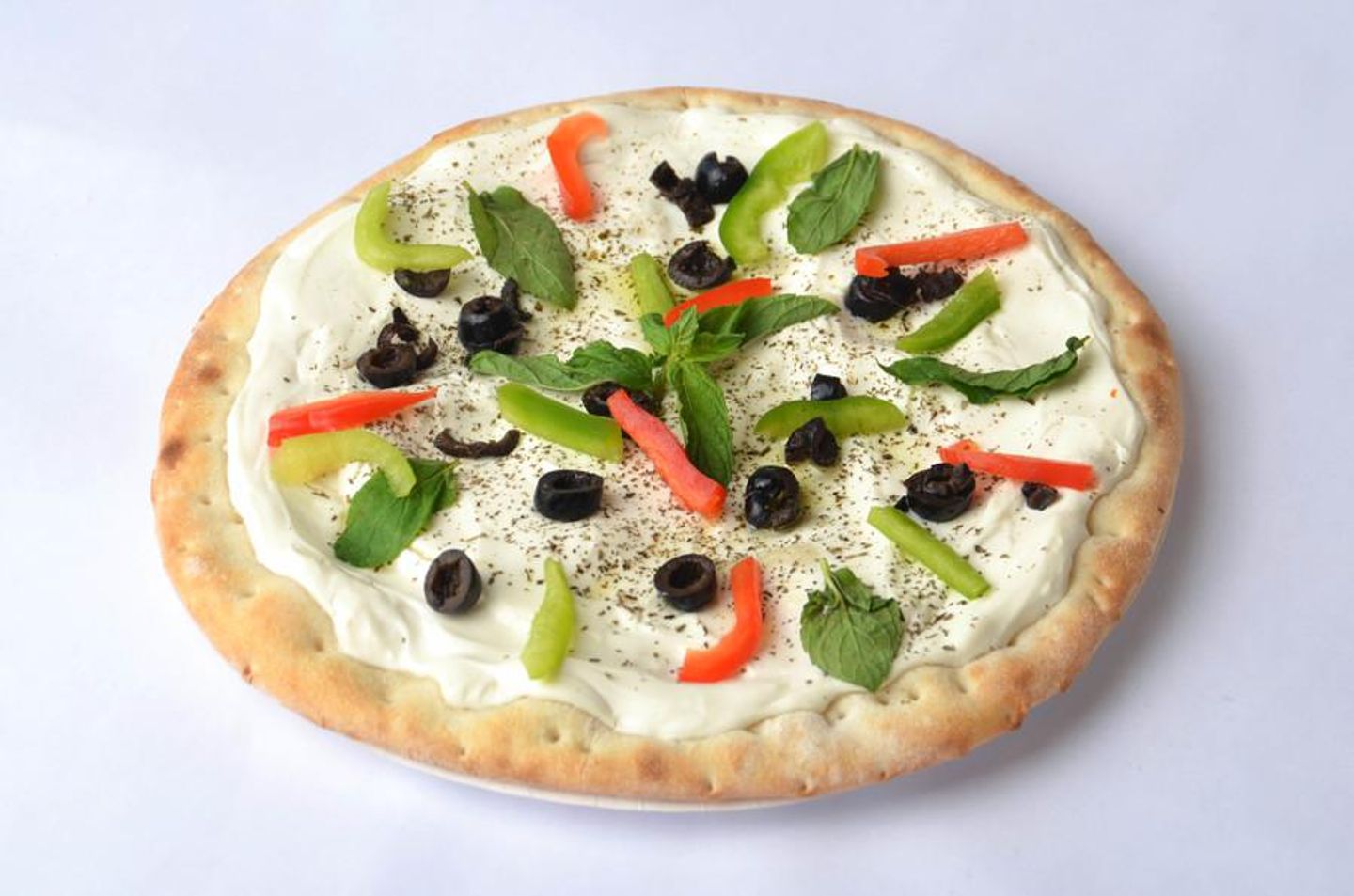 لبنة وخضار