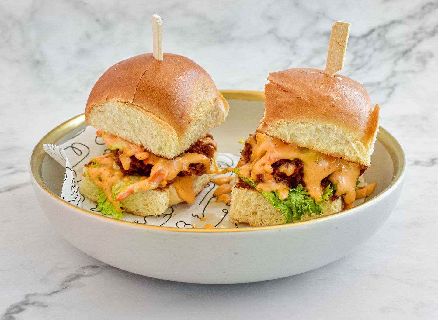 Crispy Chicken Buns