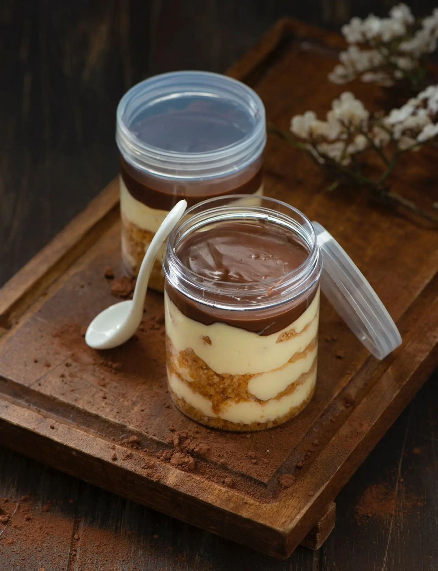 Nutella Cheesecake Jar
