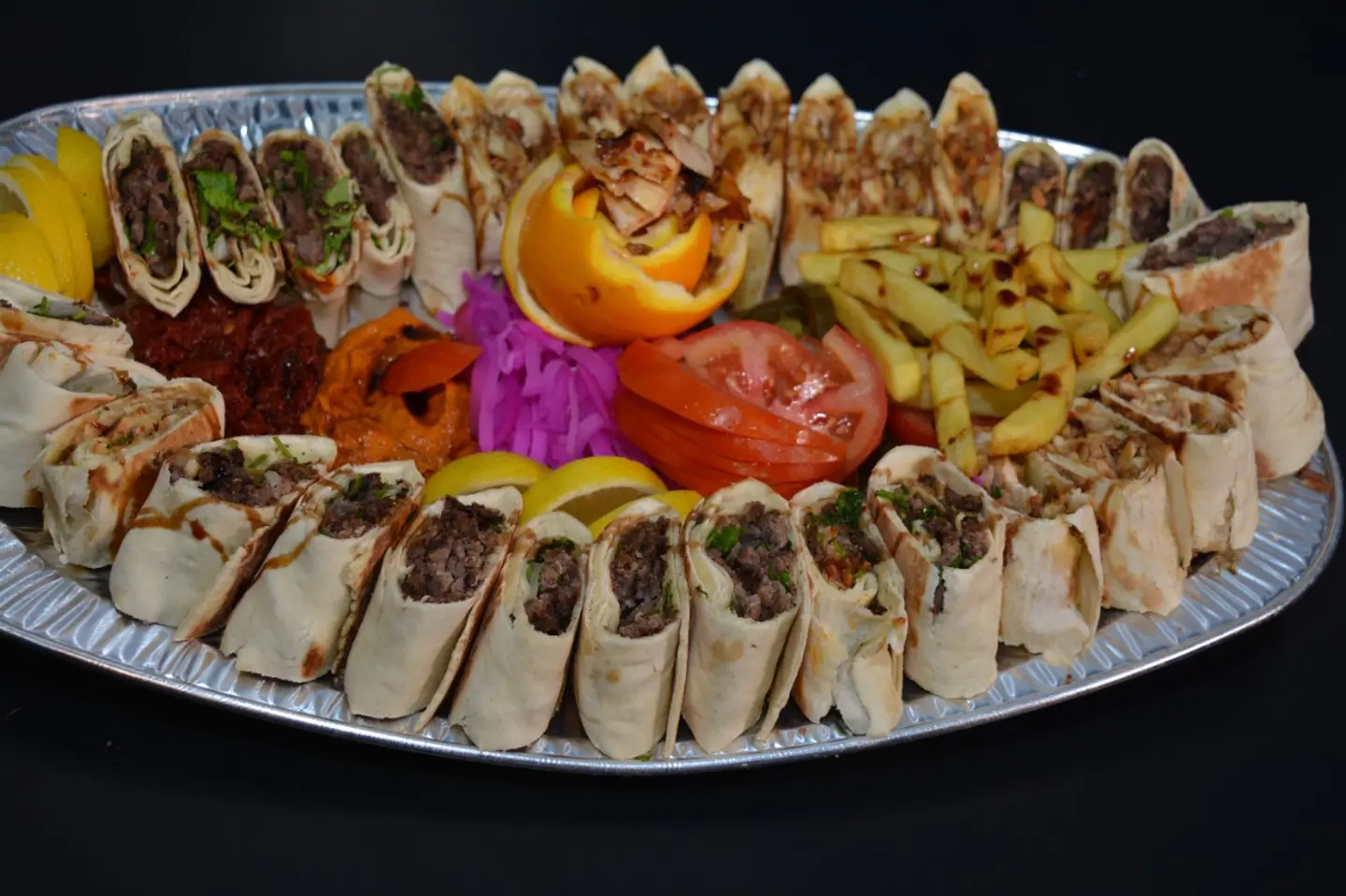صحن شاورما دجاج جمعات