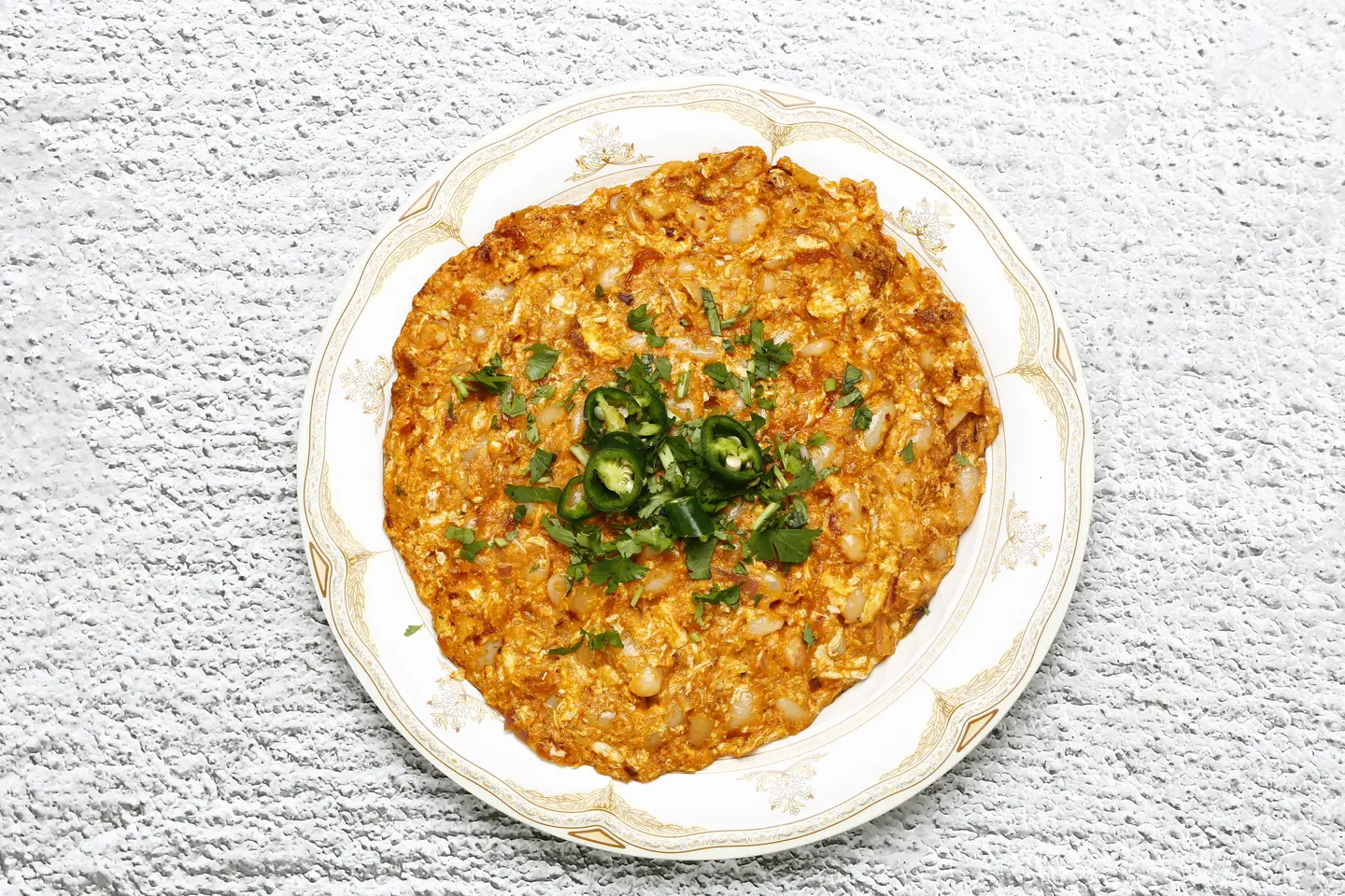 فاصوليا بالبيض