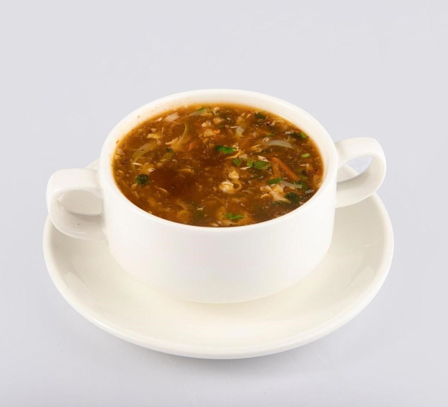 Hot And Sour Soup ( Veg)|الحساء الحار والحامض خضار