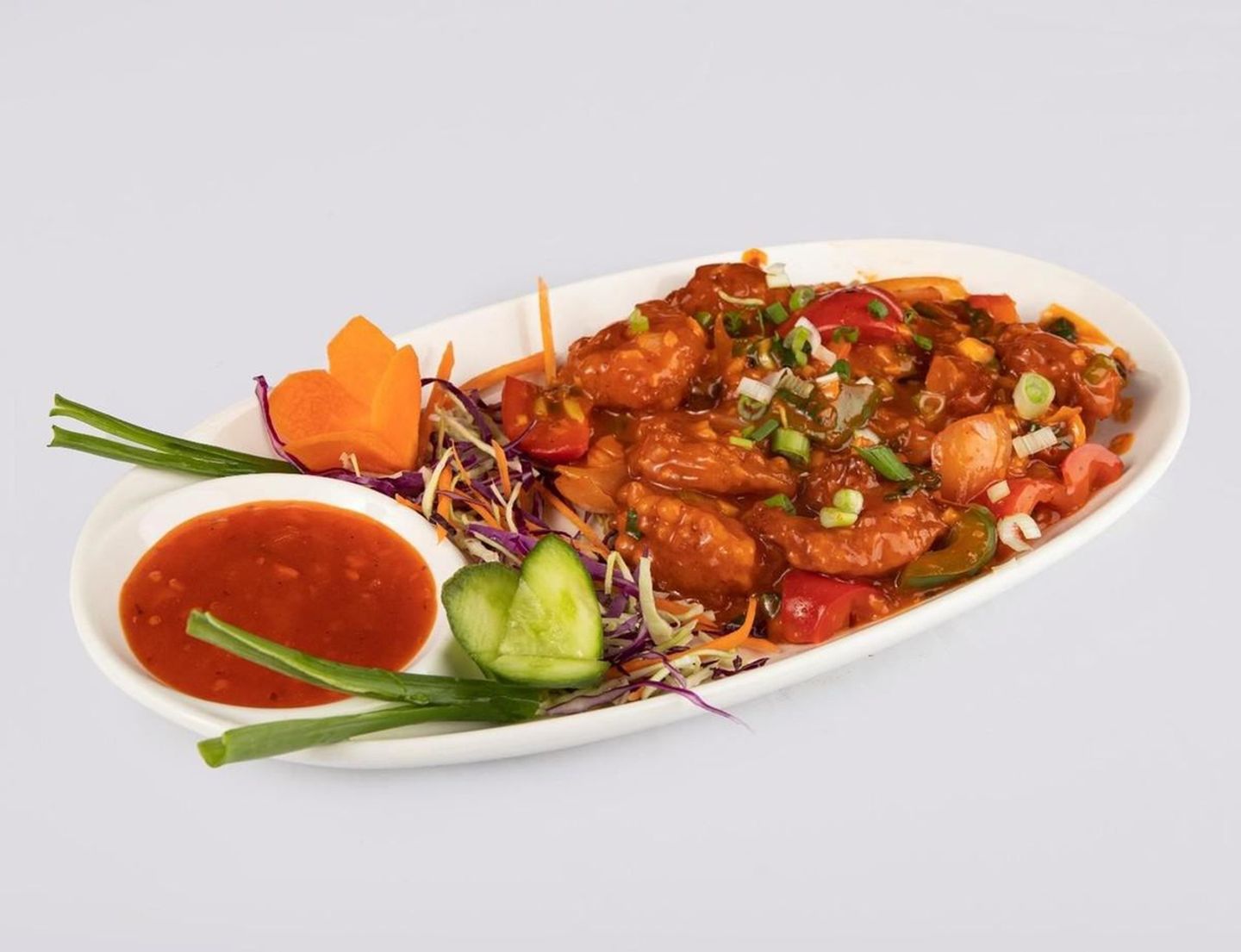 Chilli Garlic Prawns|روبيان بالفلفل والثوم