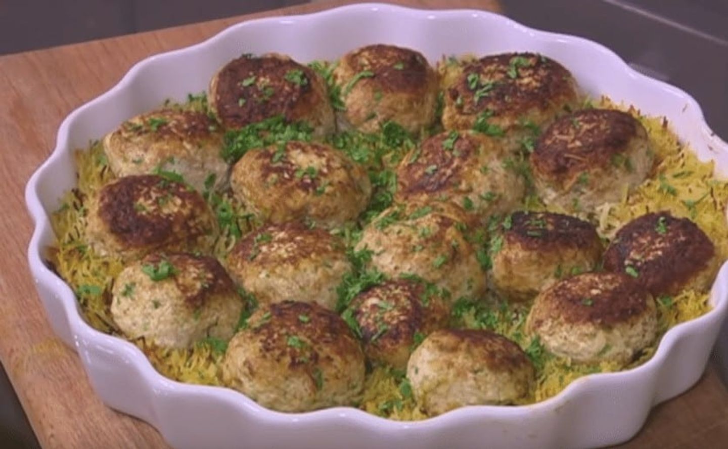 Chicken Kofftah Dish