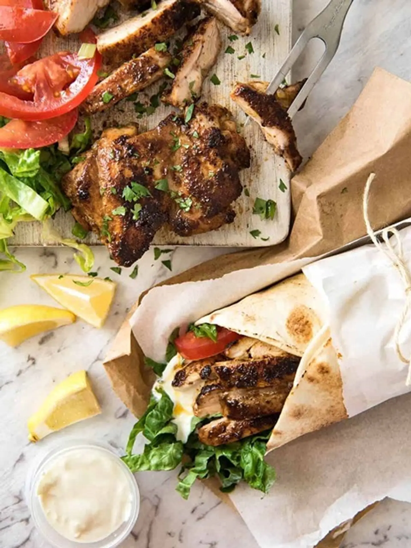 Chicken Shawarma Sarokh With  Cheese