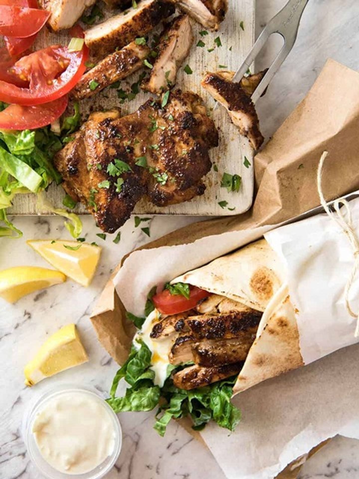 Chicken Shawarma Sarokh With  Cheese