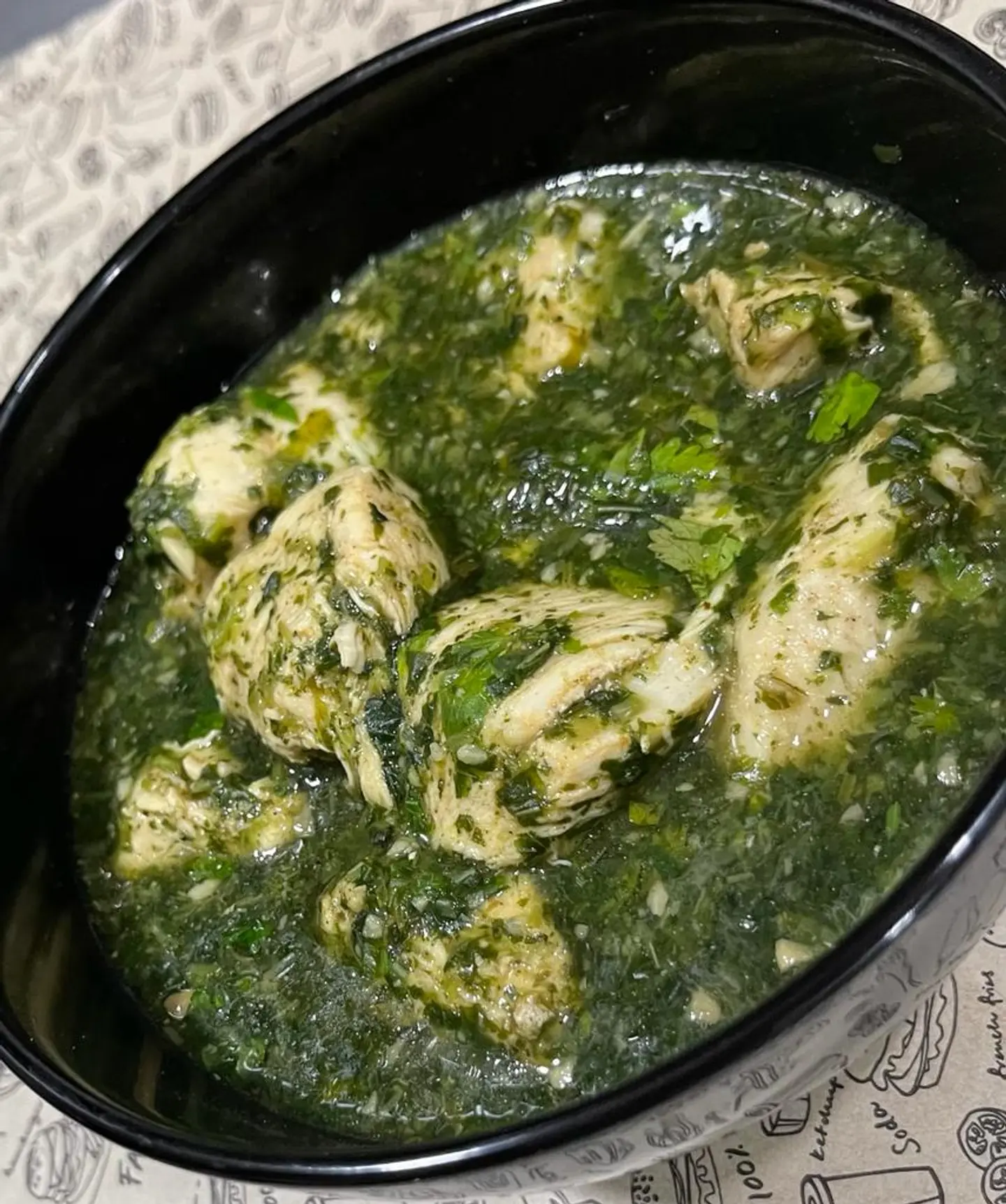 ملوخيه بالدجاج