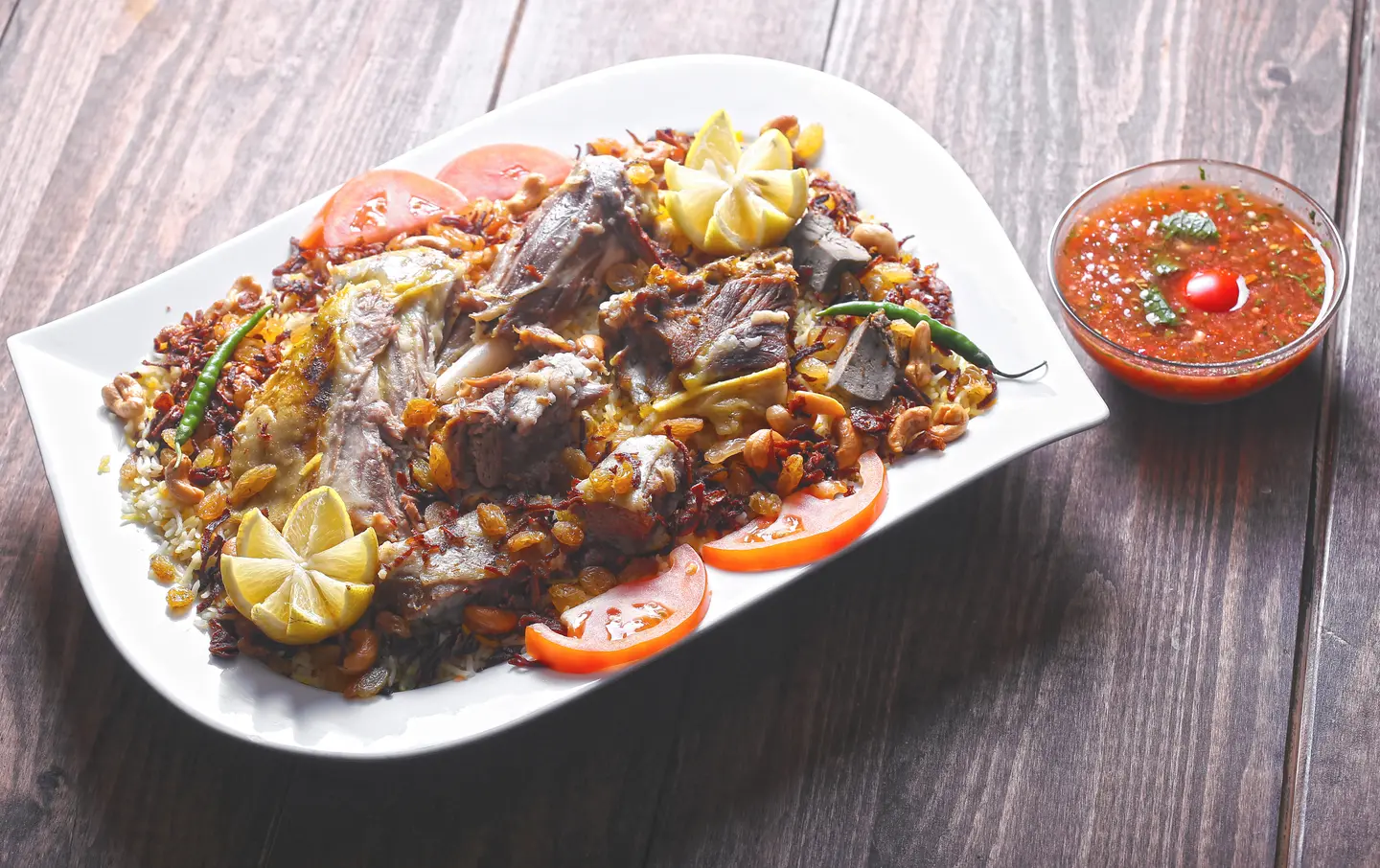 Mandi Meat With Rice