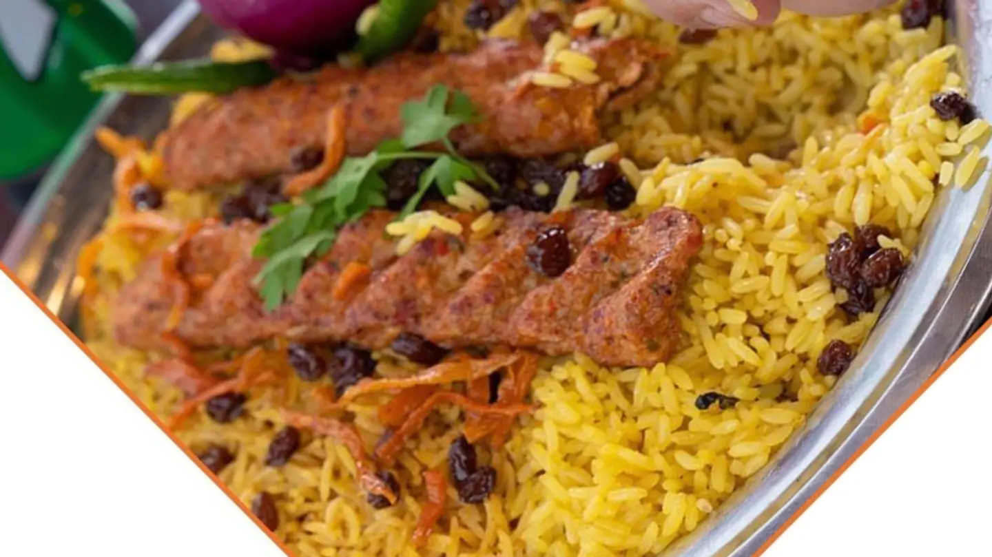 Chicken Kebab With Rice