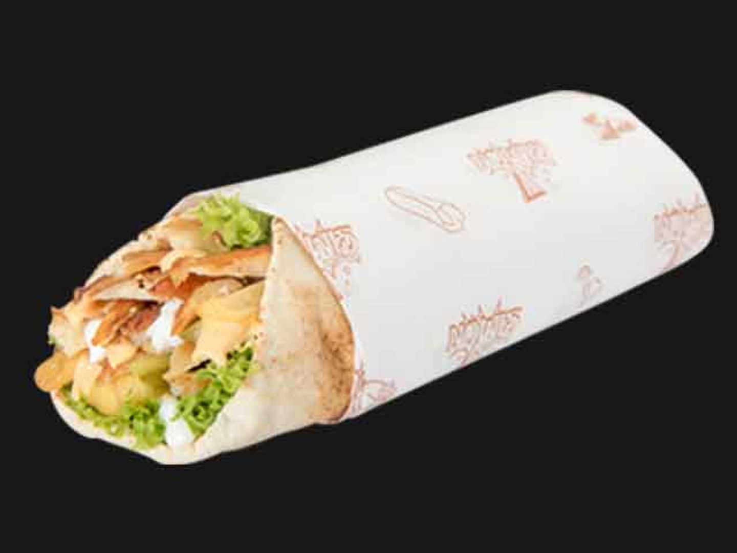 Classic Shawarma Sandwich With Shami Bread