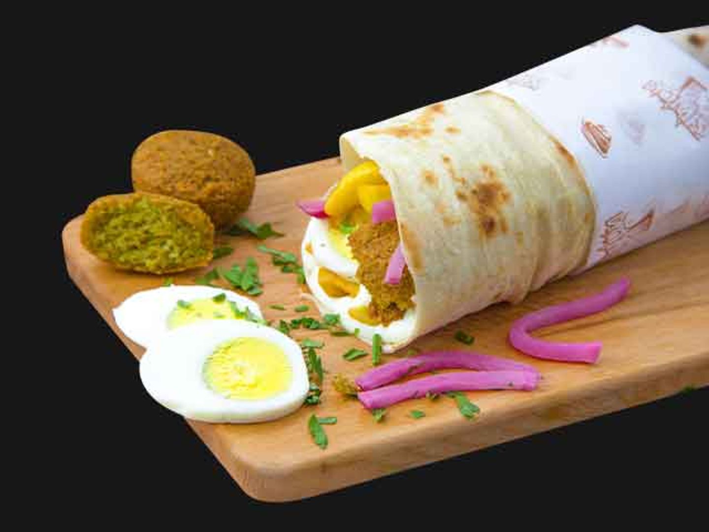 Classic Falafel Sandwich Egg