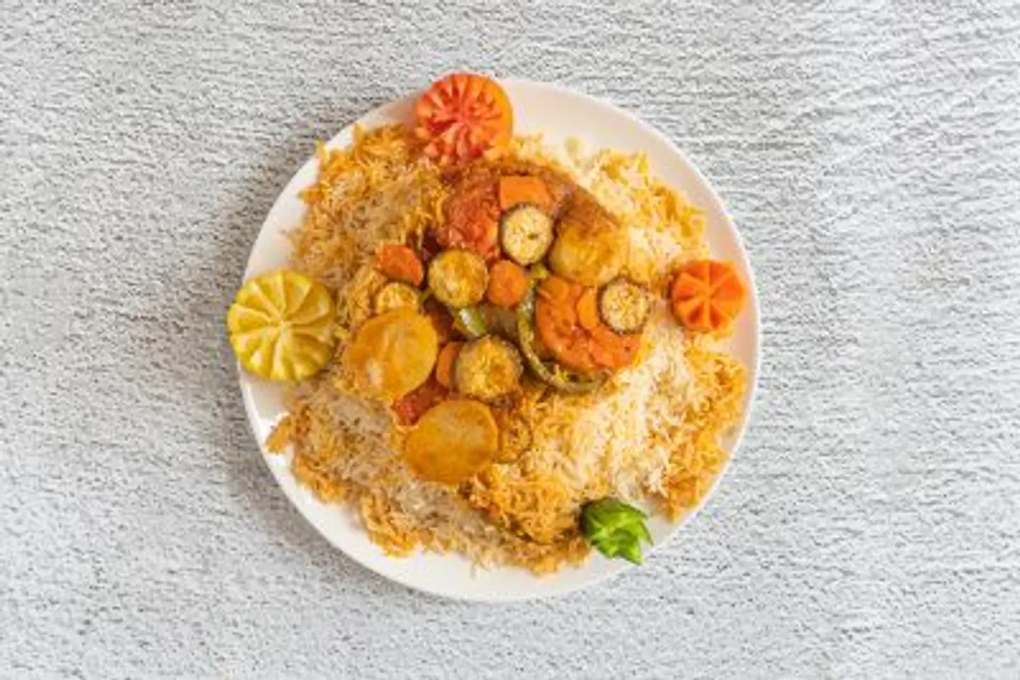 دجاج مقلوبة - نص مقلوبة