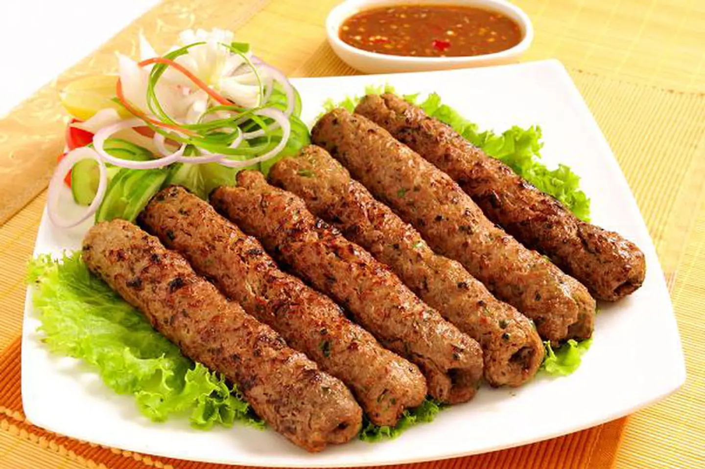 طبق كفتة مشوي