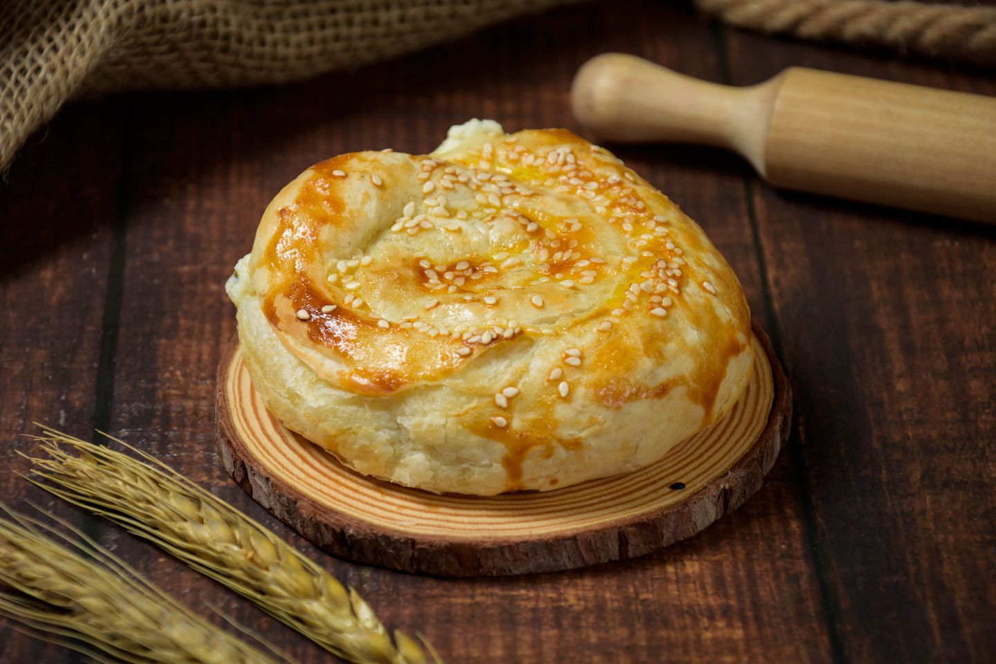 Feta Cheese Stuffed Crunchy Patty