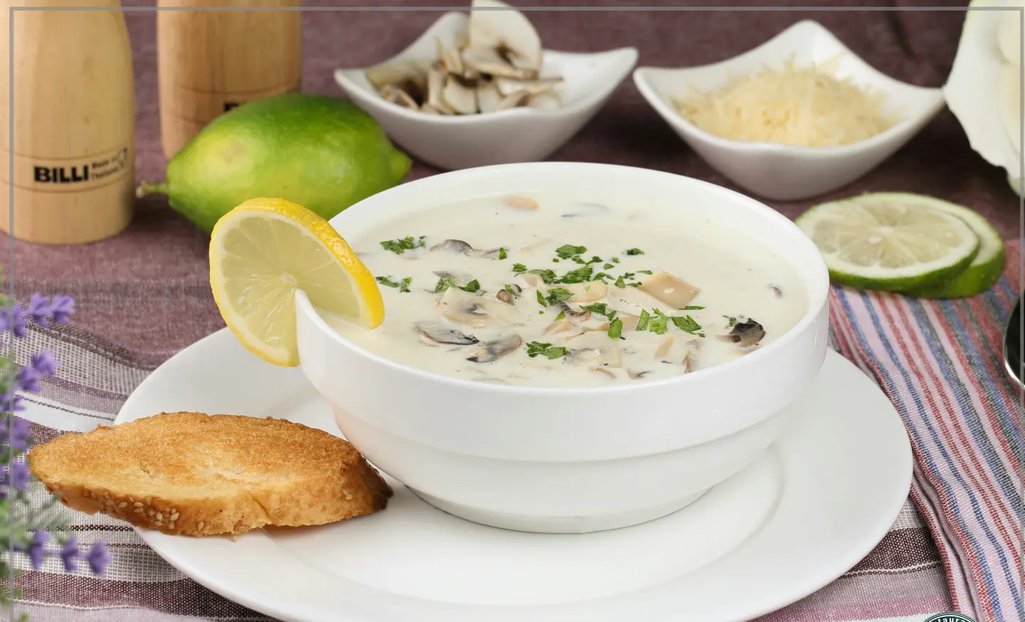 شوربة كريمة الفطر