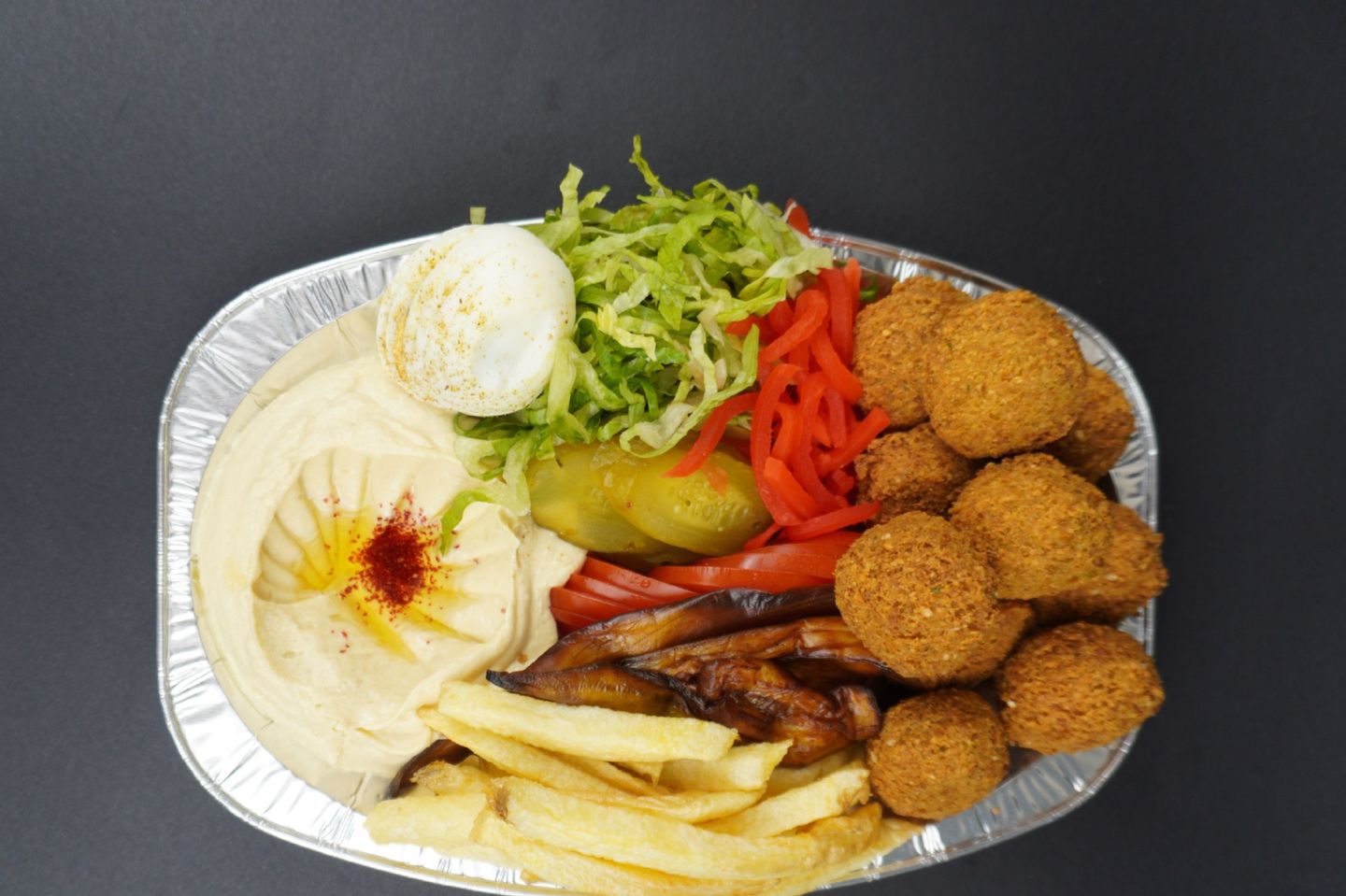 صحن فلافل صغير