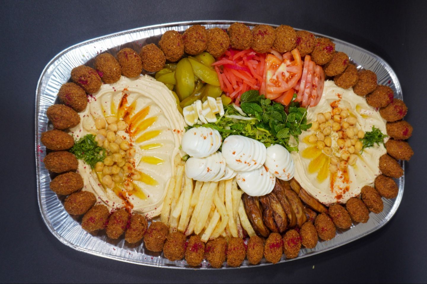 طبق فلافل عائلي