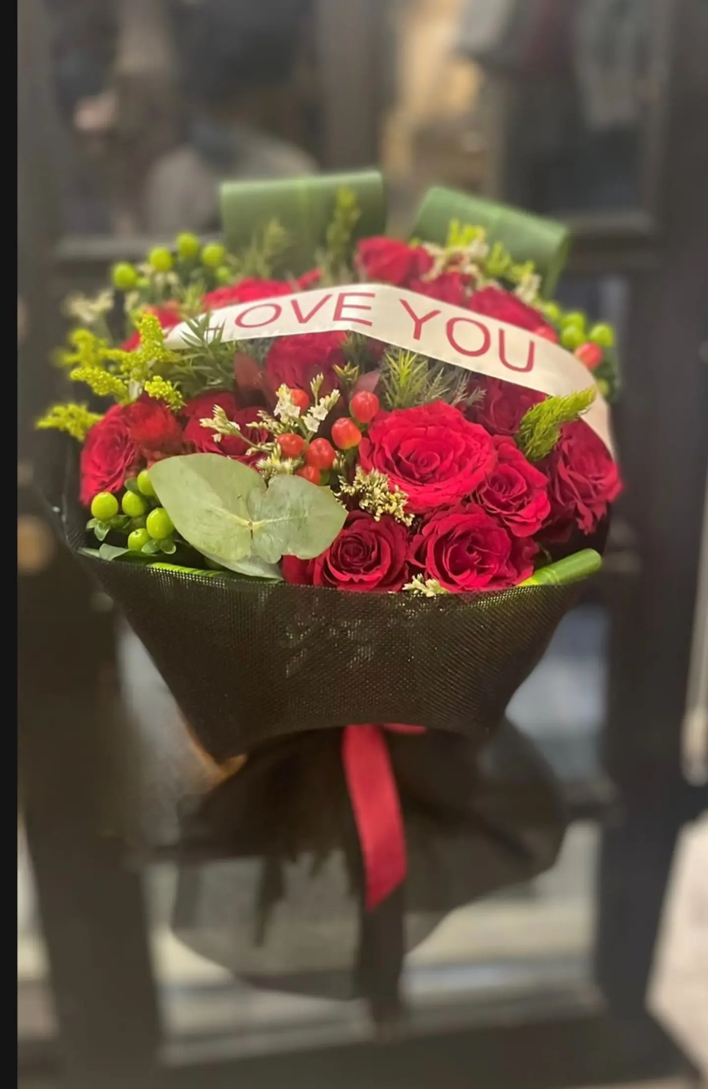 Large Love Ribbon Package
