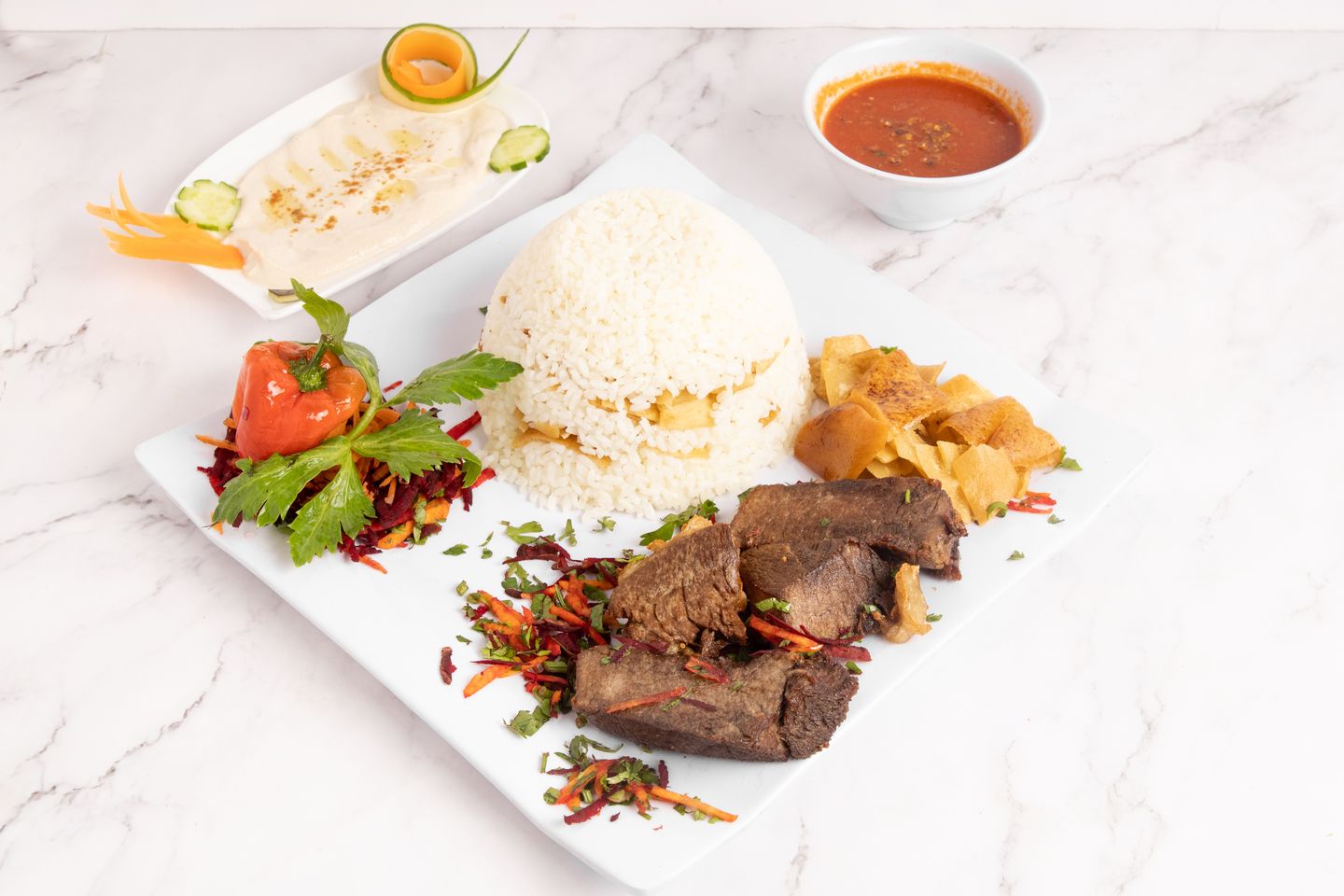 Roasted Meat Fatteh