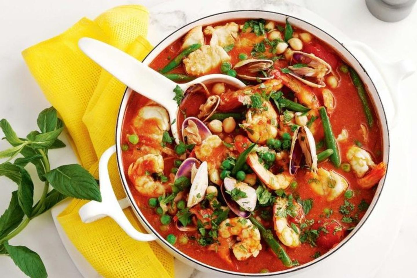 Mixed Shrimp And Squid Tagine