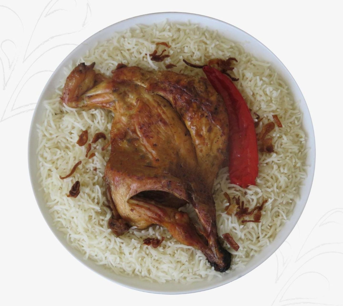 نص حبه مظبي مع الرز