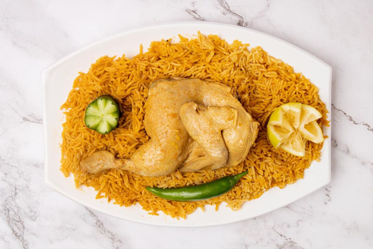 نص حبه مضغوط  مع الرز