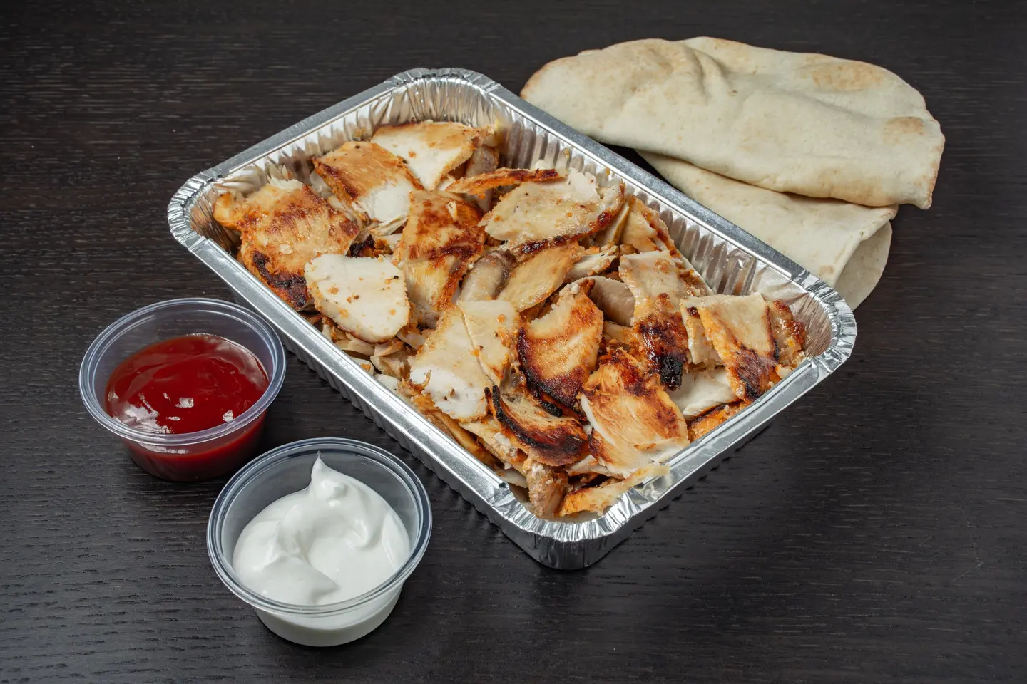 طبق شاورما - نص كيلو شاورما