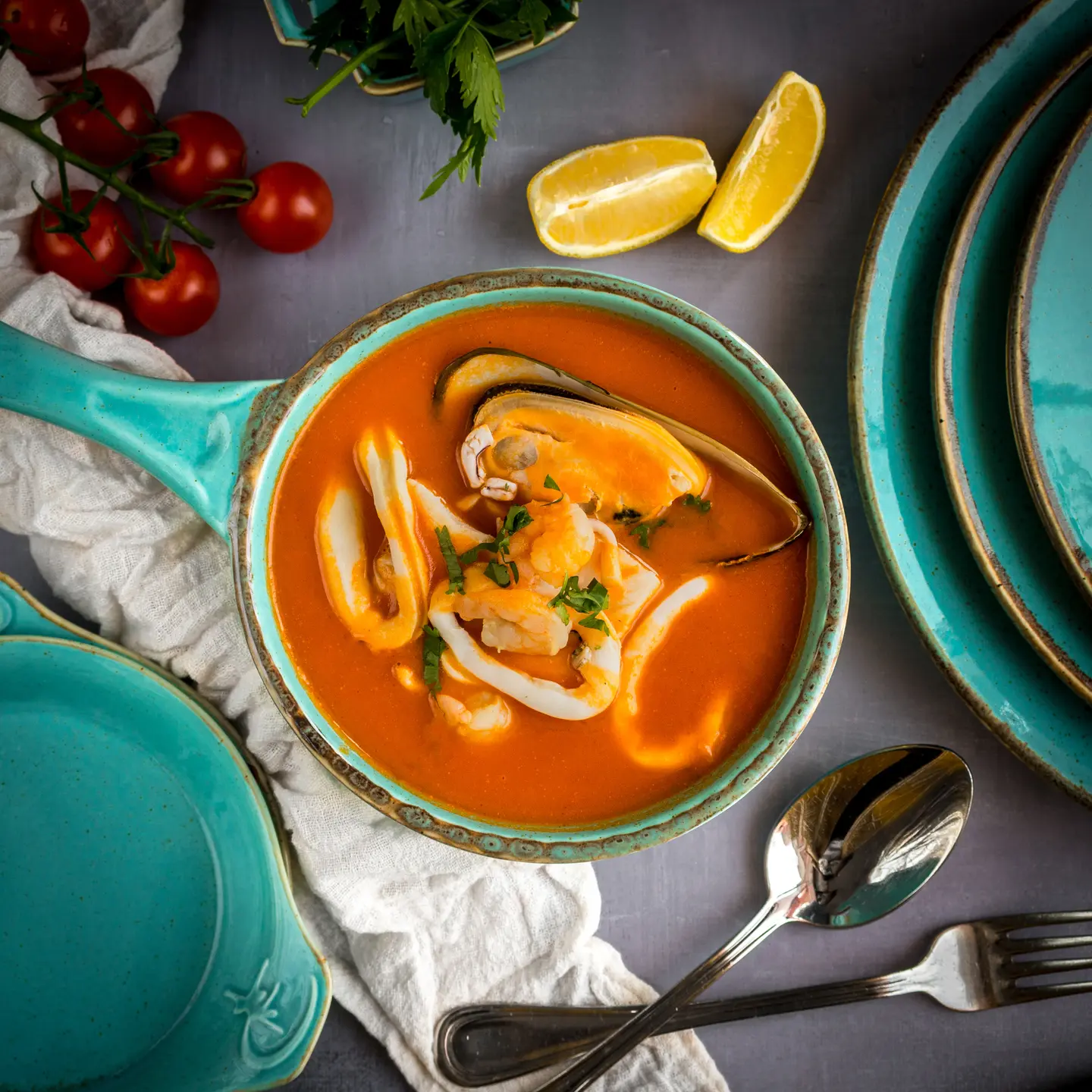 شوربة بحرية إيطالية