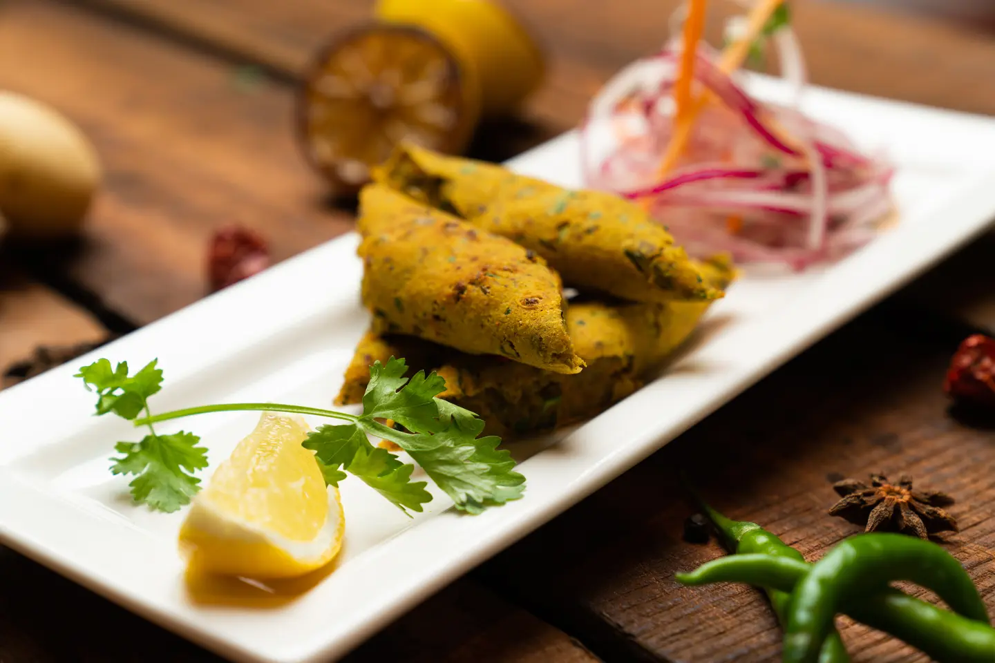 Vegetables Seekh Kabab