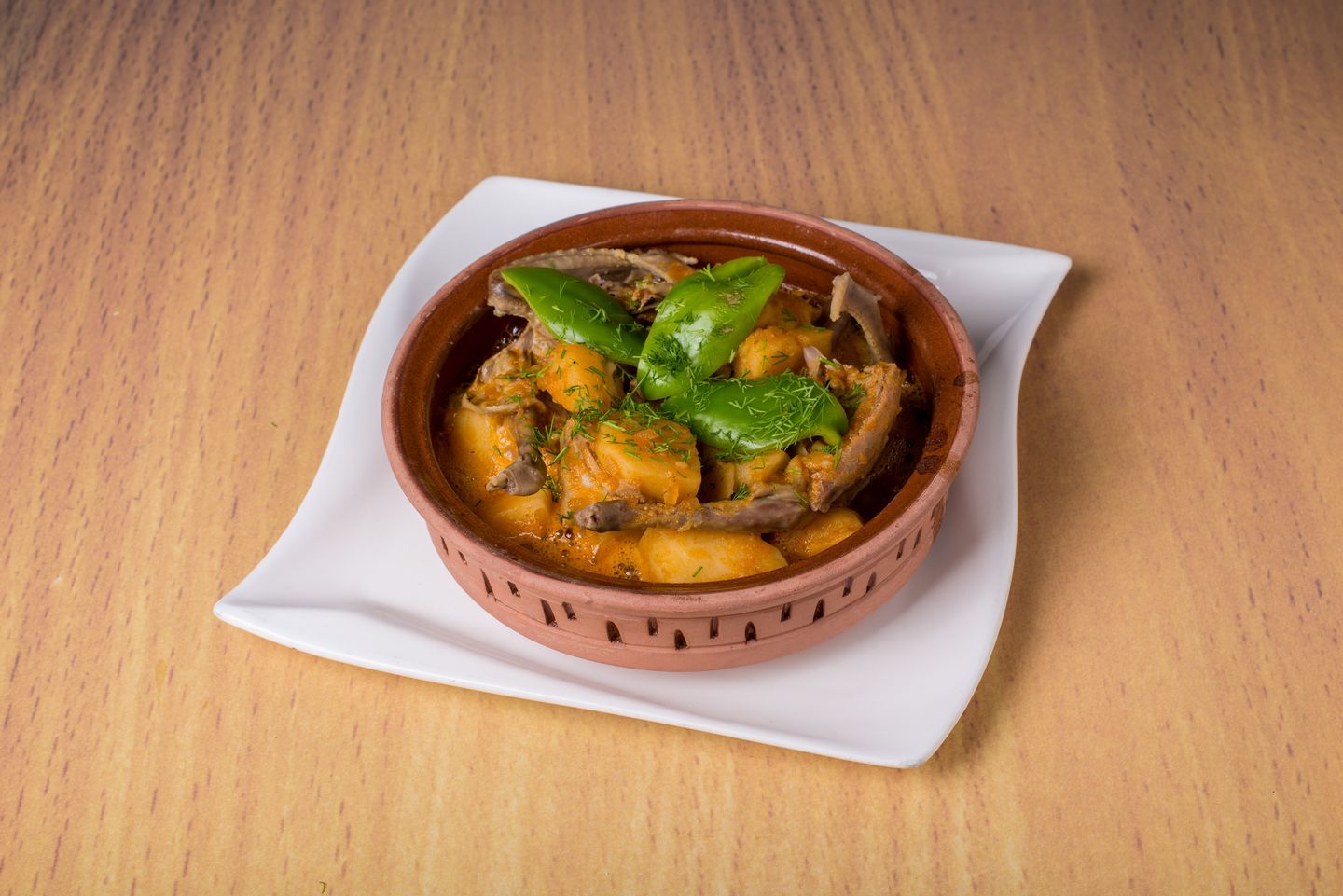 طاجن حمام وأرز