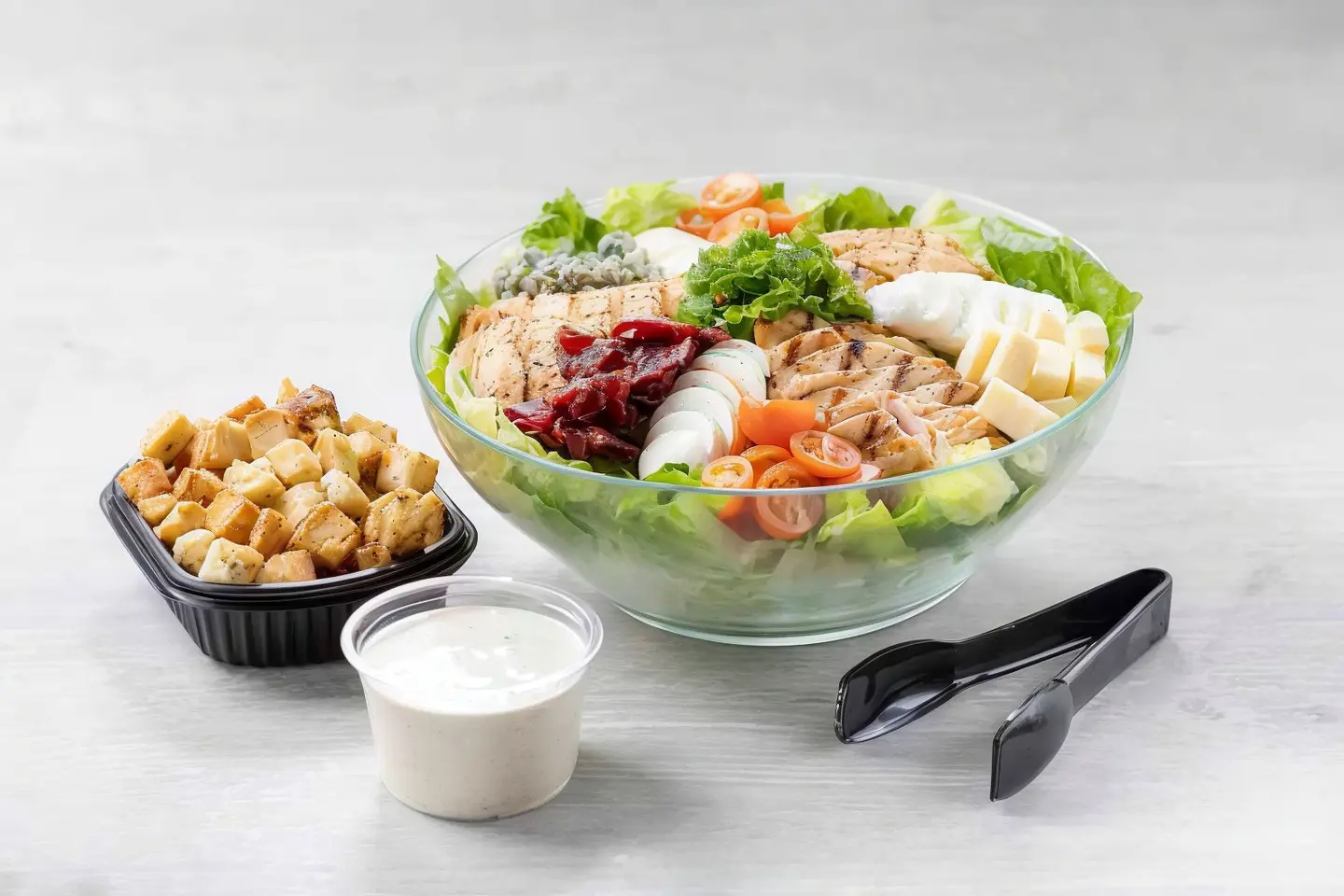 Grilled Chicken Cobb Salad Serves 6 To 8 Persons