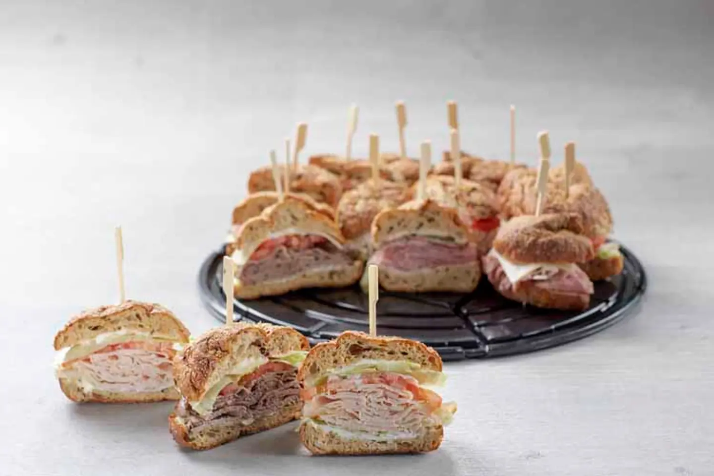 High Protein Wheat Roll Sandwiches (16 Pieces) Serves 8 10 Persons