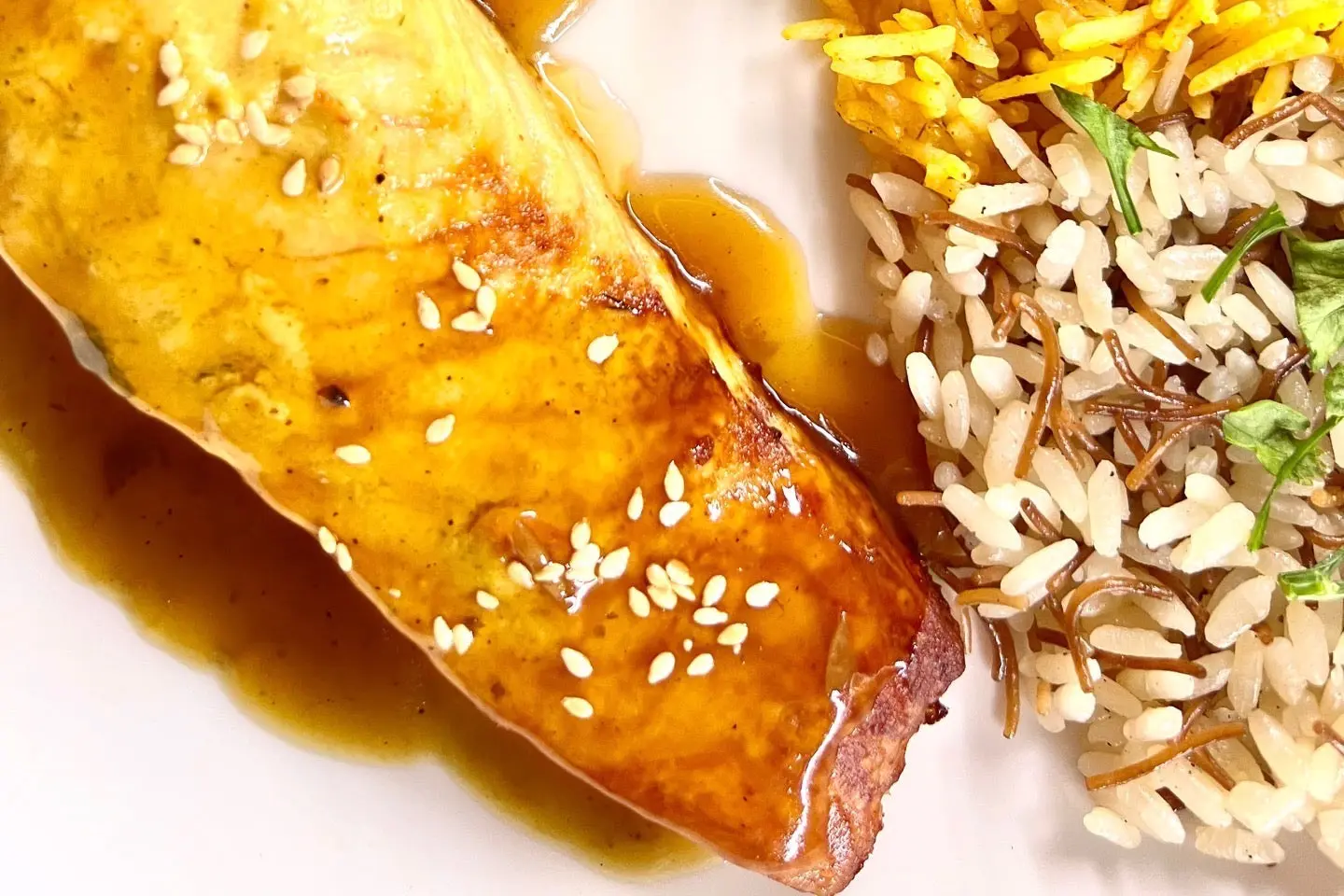 Salmon With Soya Sauce