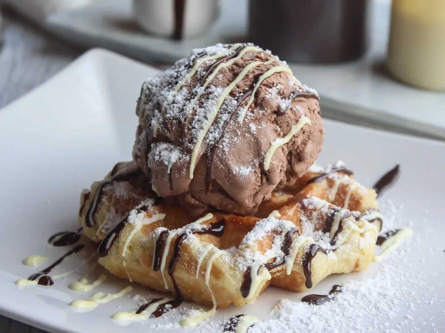 Ice Cream Waffle