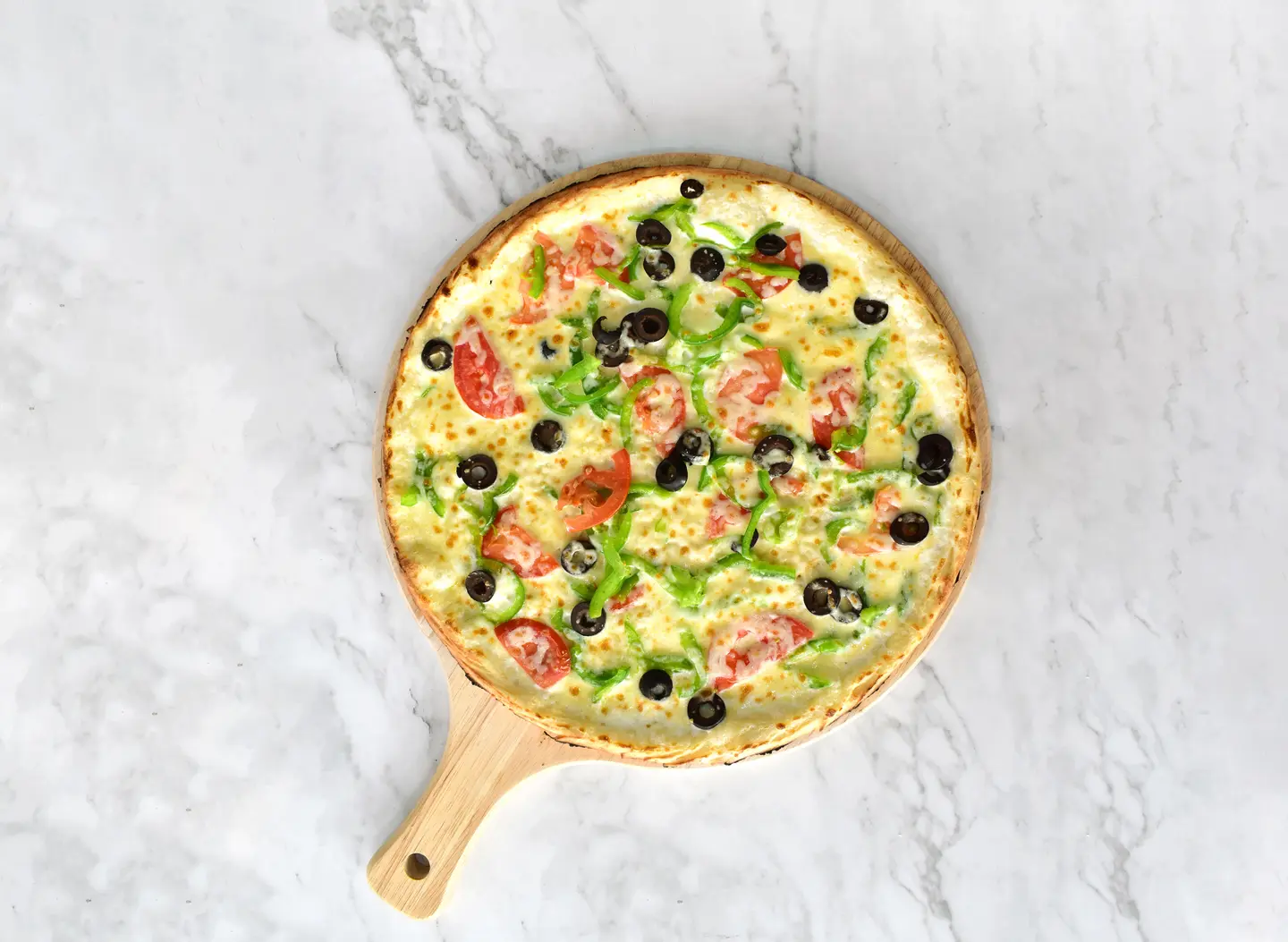 Cream Cheese Pizza With Vegetables