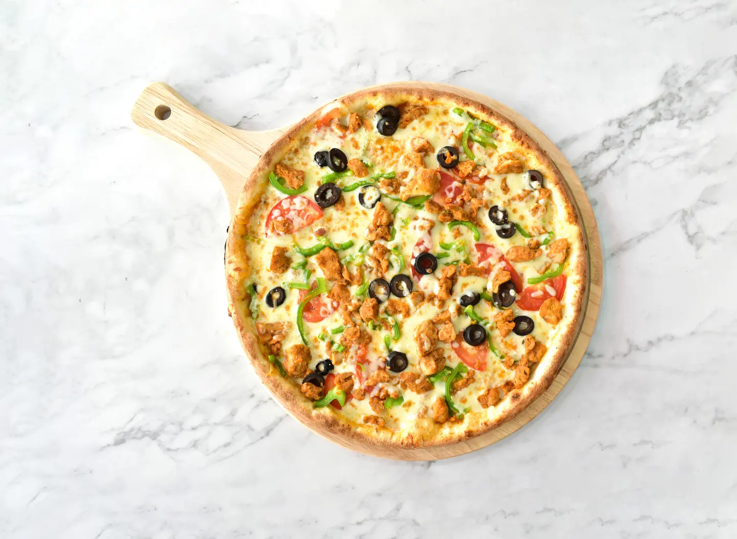 Chicken Pieces Pizza