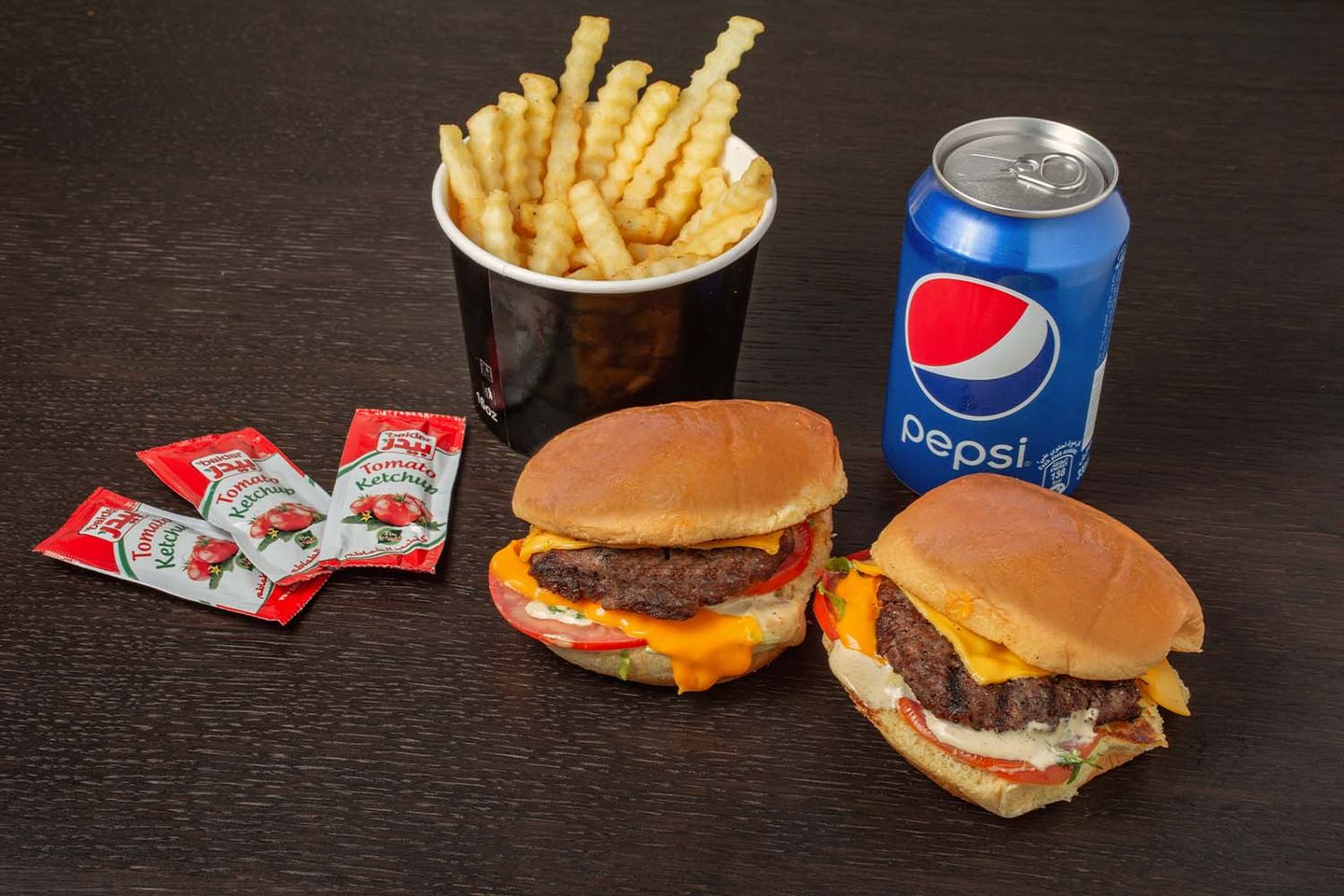 Large Beef Burger Meal
