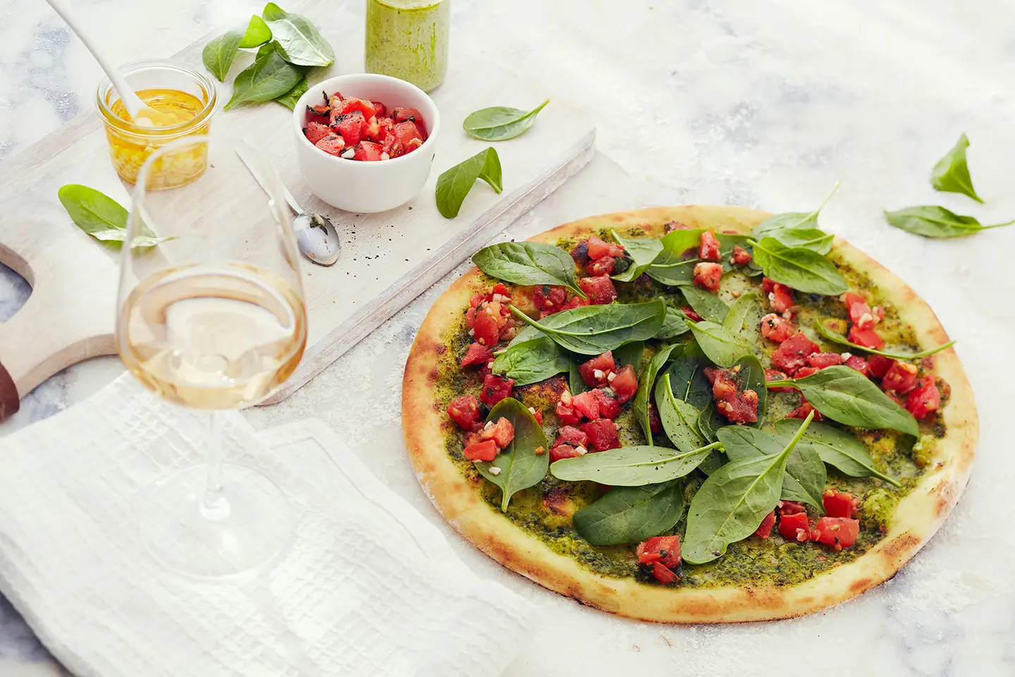 Pesto Con Spinaci