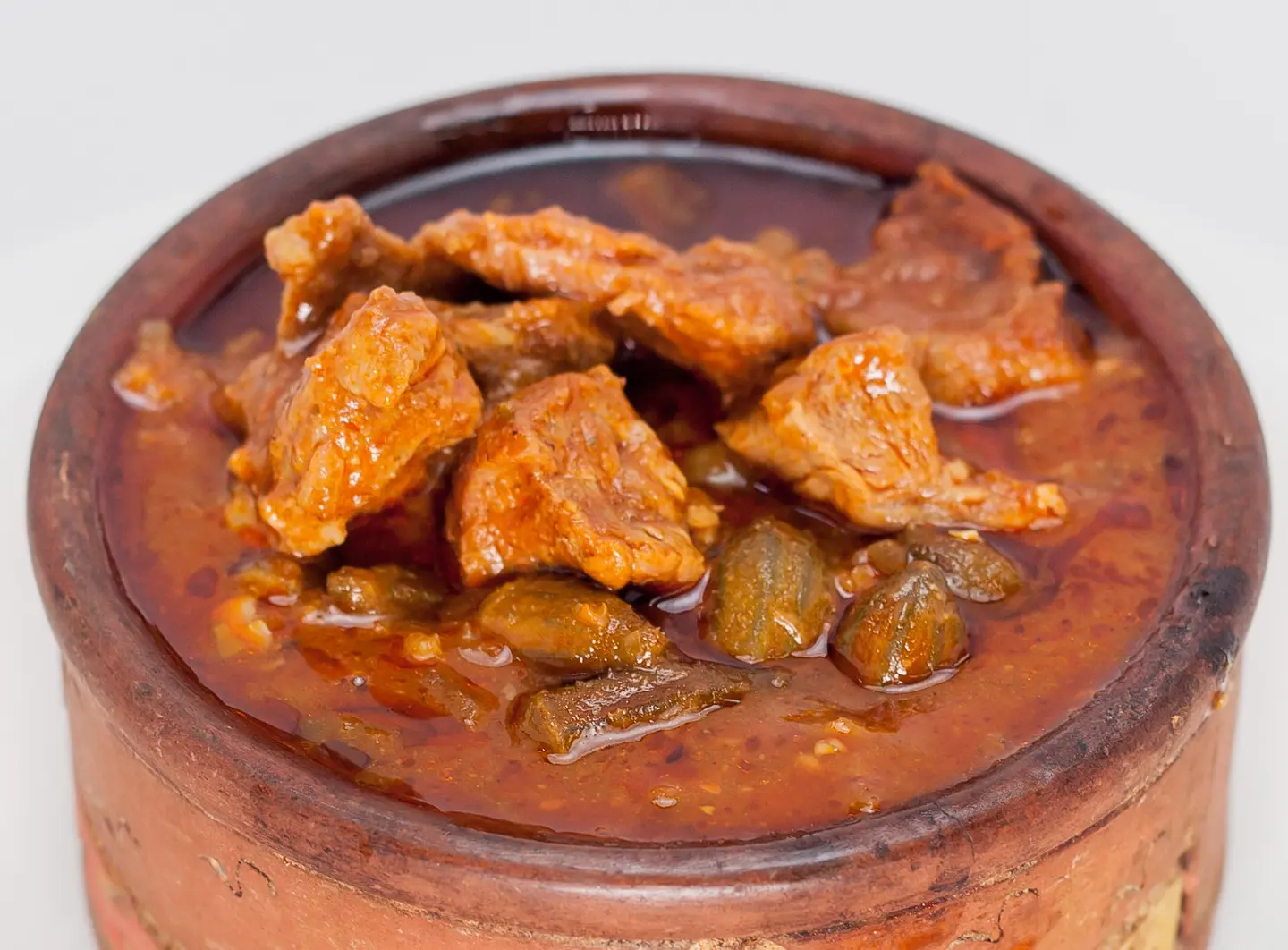 طاجن لحم بالبامية