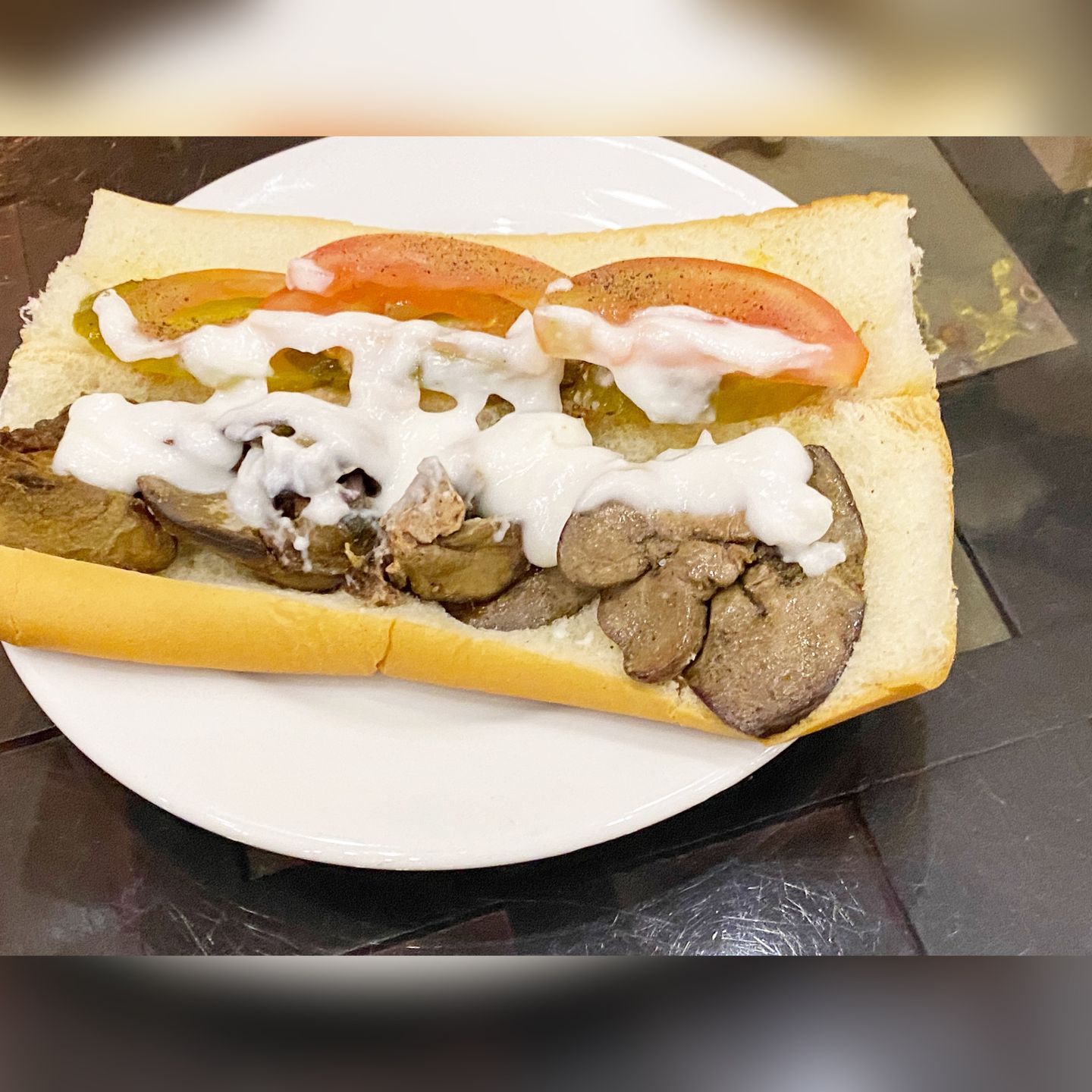 Chicken Liver Sandwich