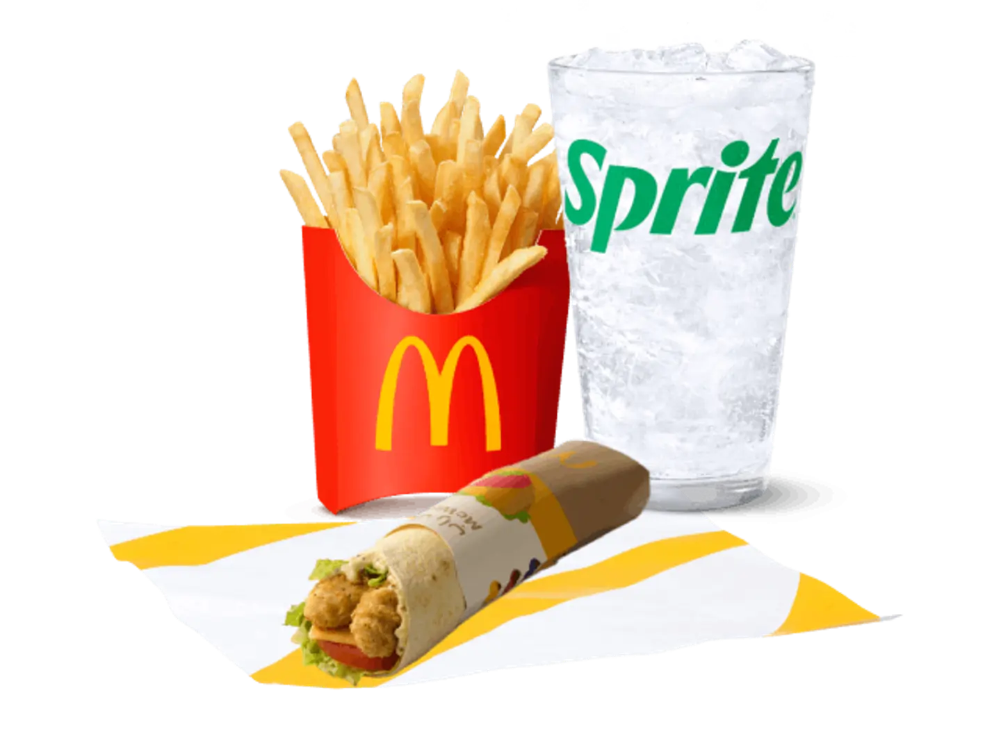 Mc Wrap Dijon Large Meal