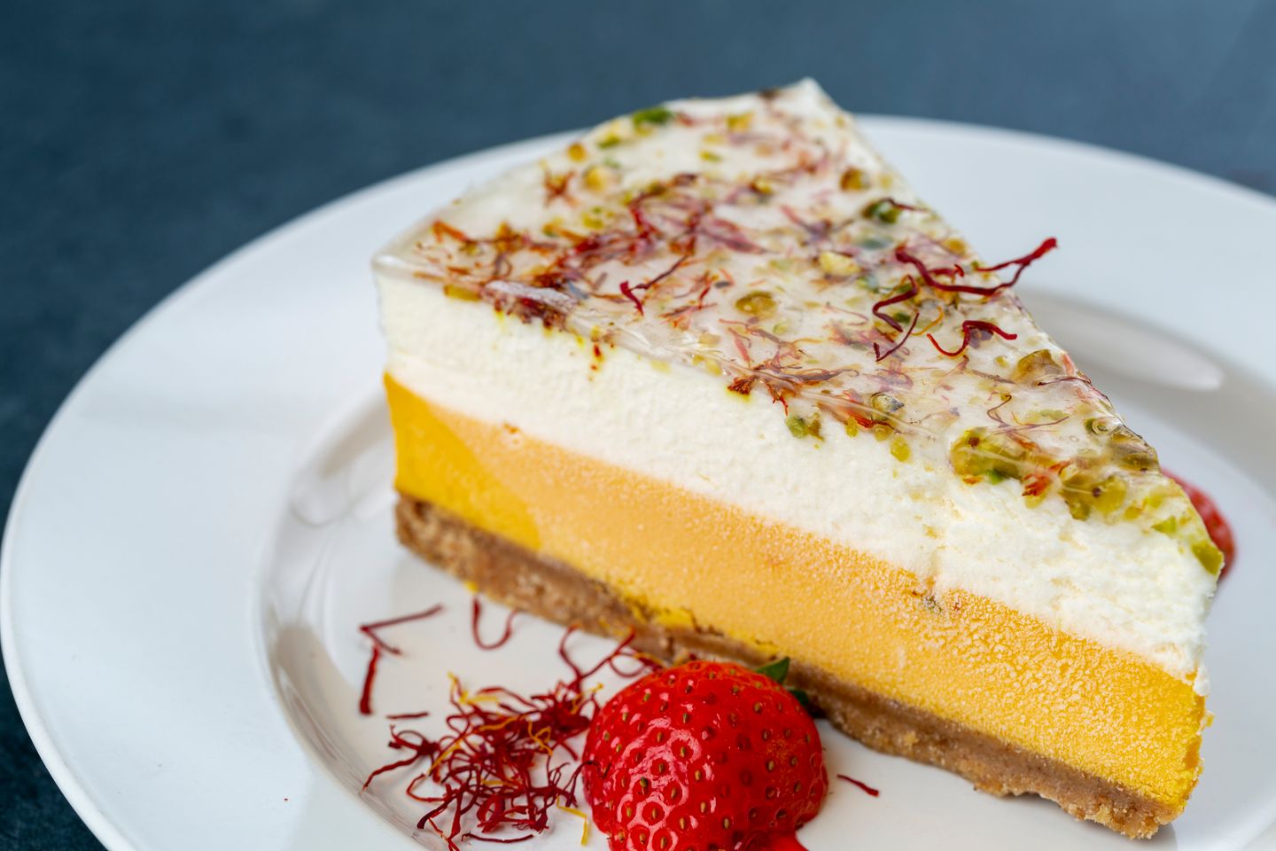 Saffron Cheese Cake