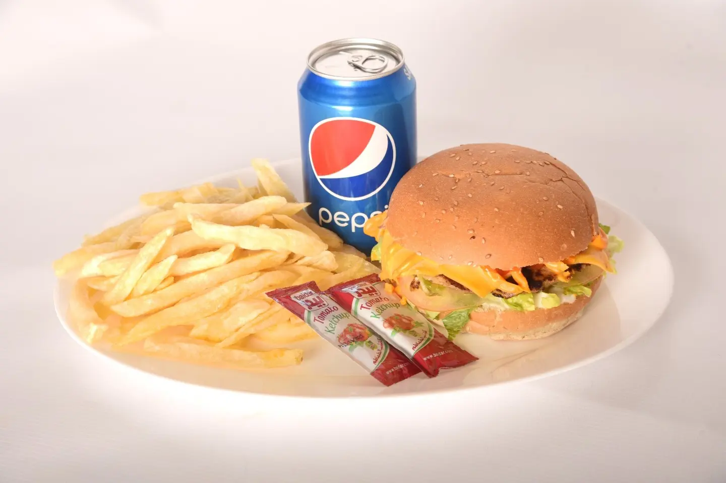 وجبة برجر دجاج