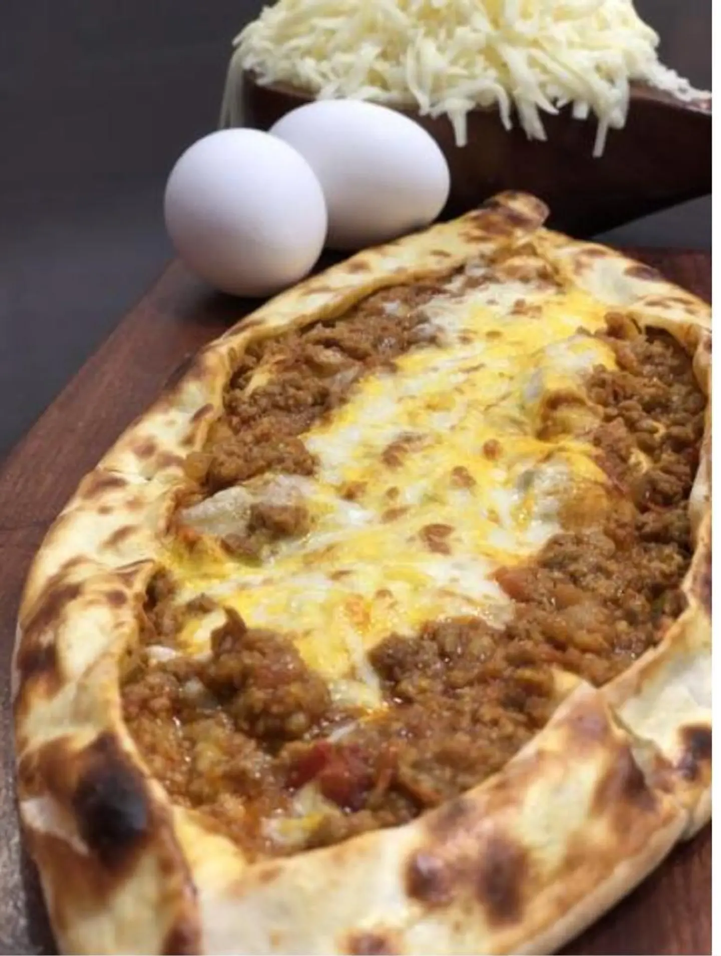 Meat With Cheese And Eggs