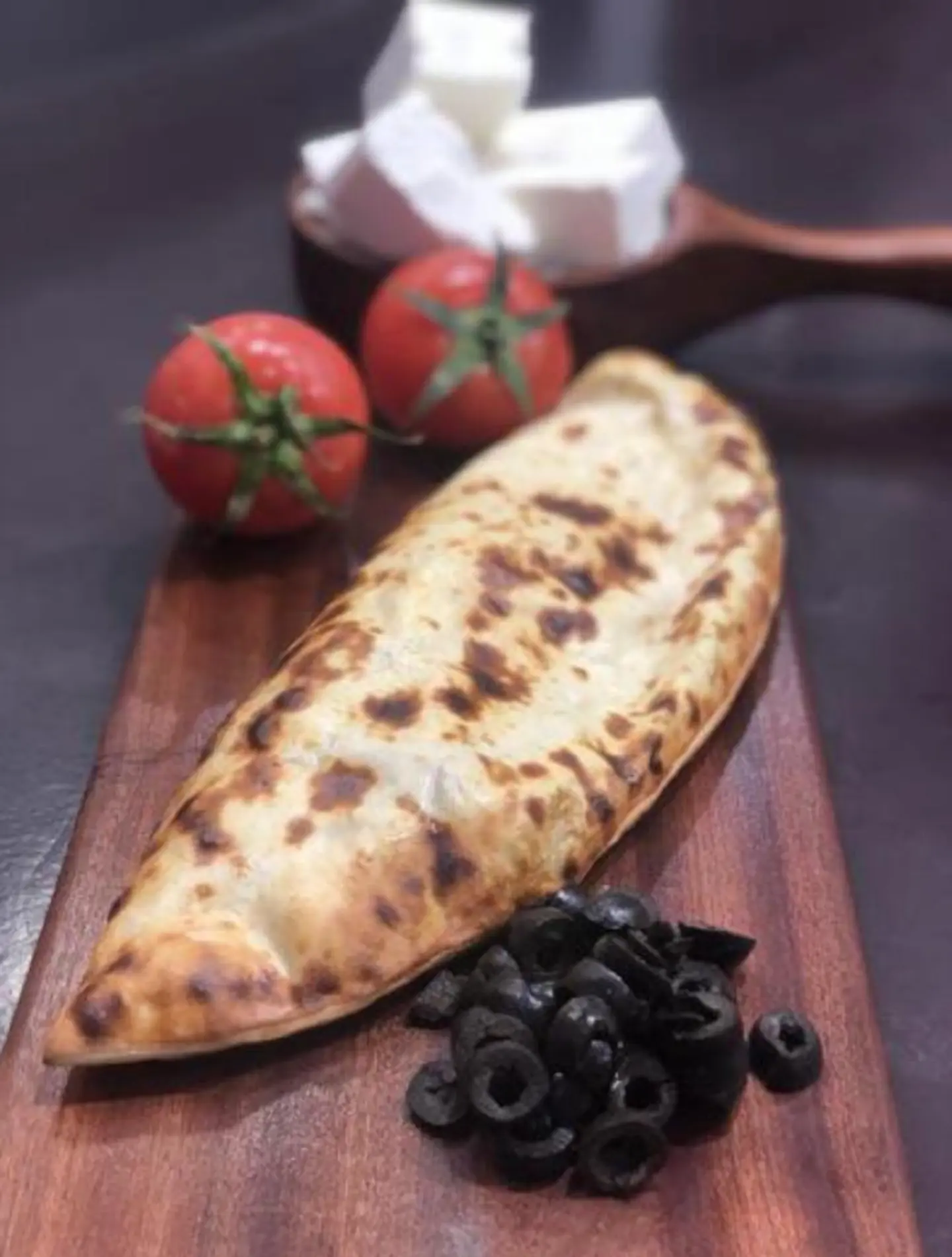 Cheese With Olive And Tomato